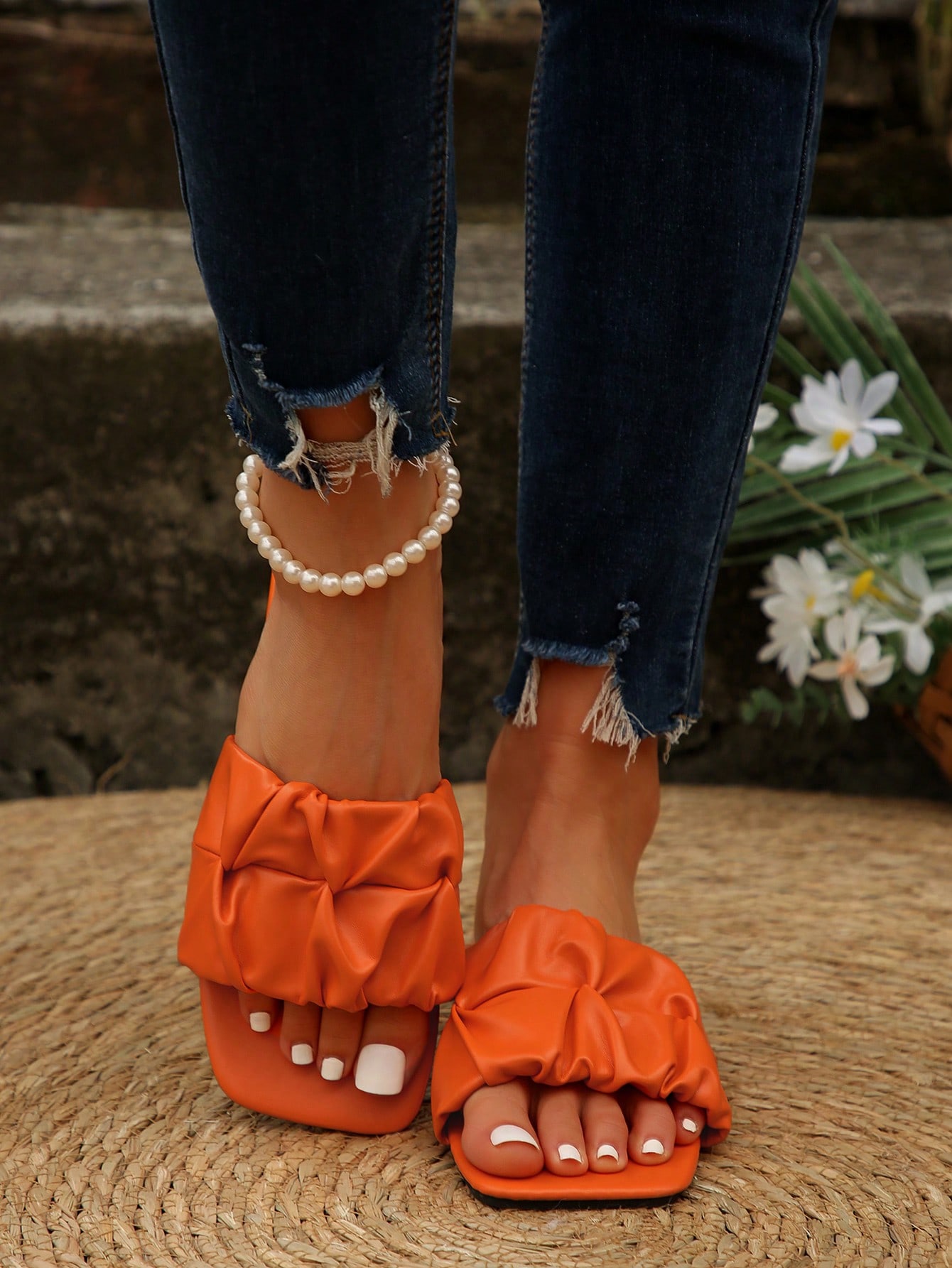 In Orange Women Shoes