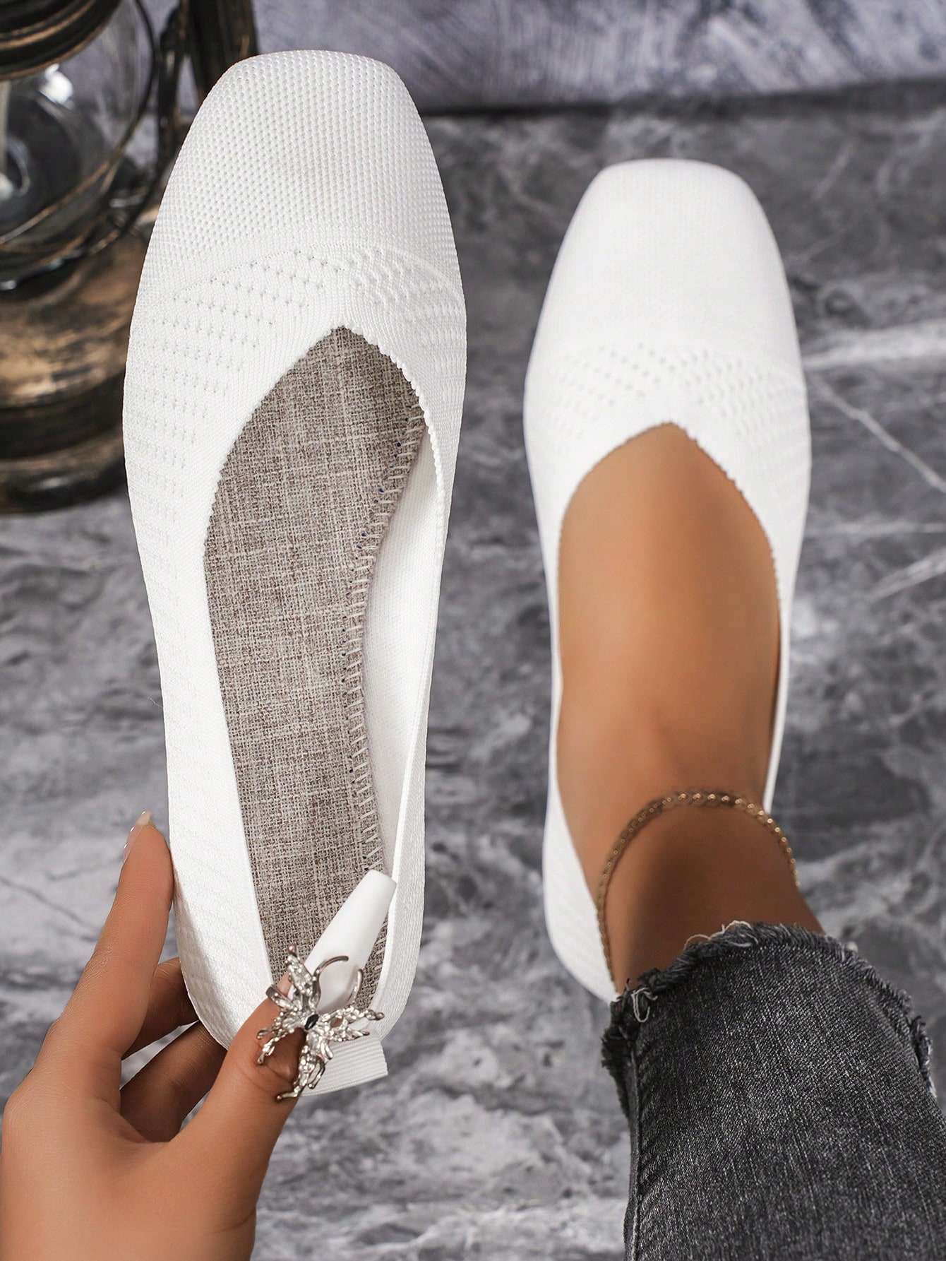 In White Women Flats