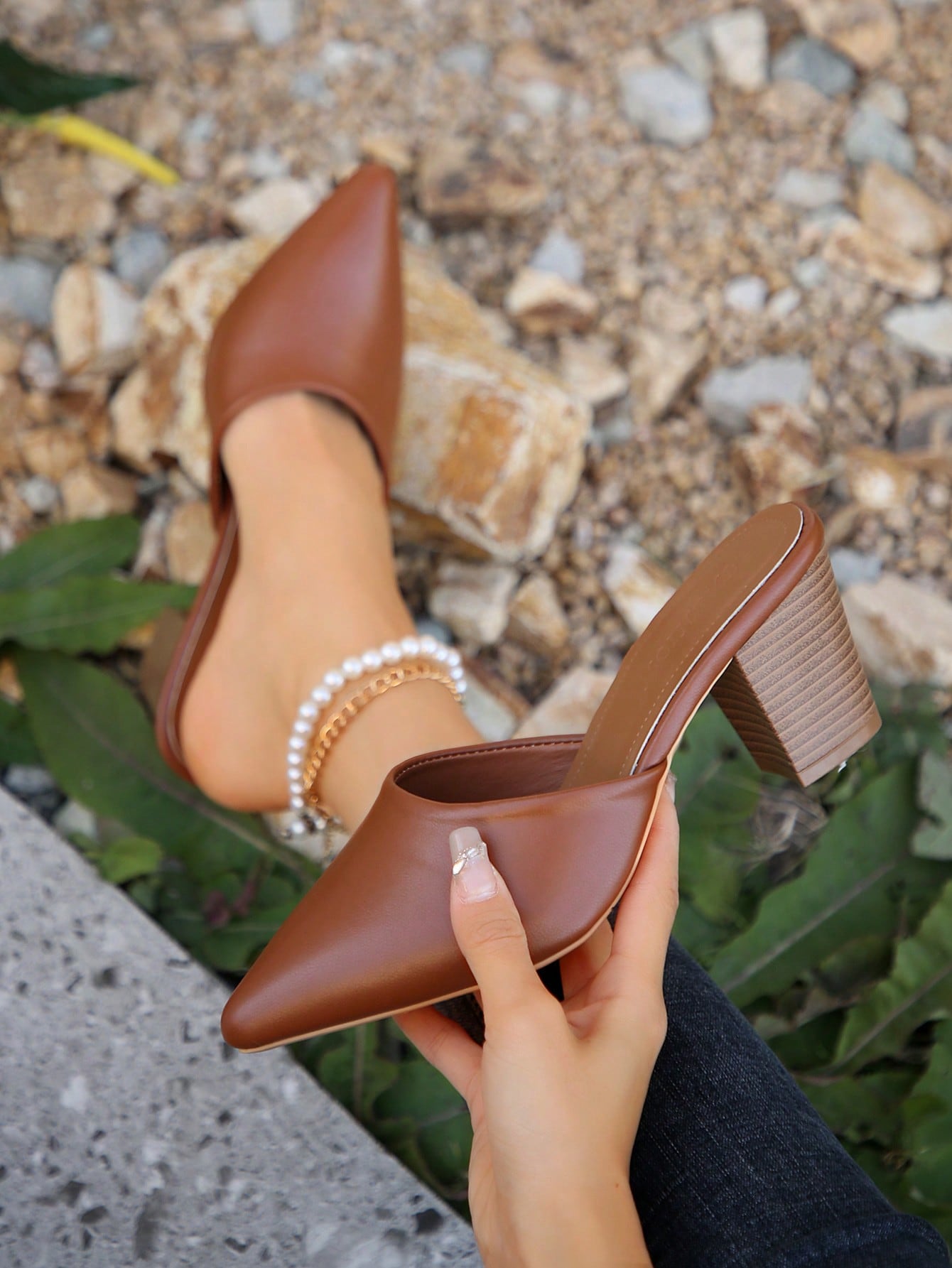 In Brown Women Pumps