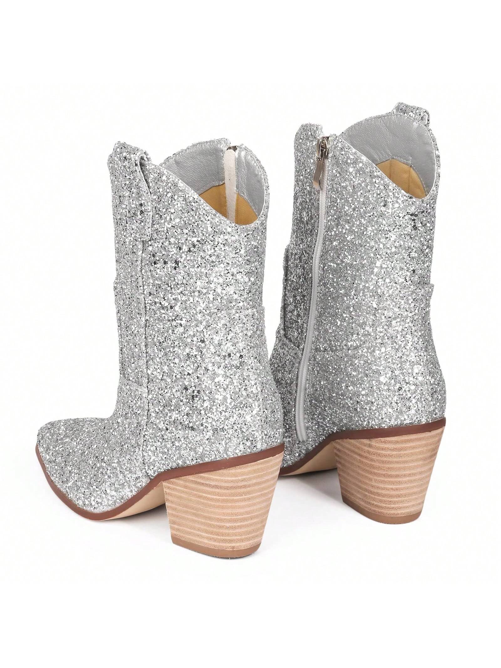 In Silver Women Ankle Boots & Booties