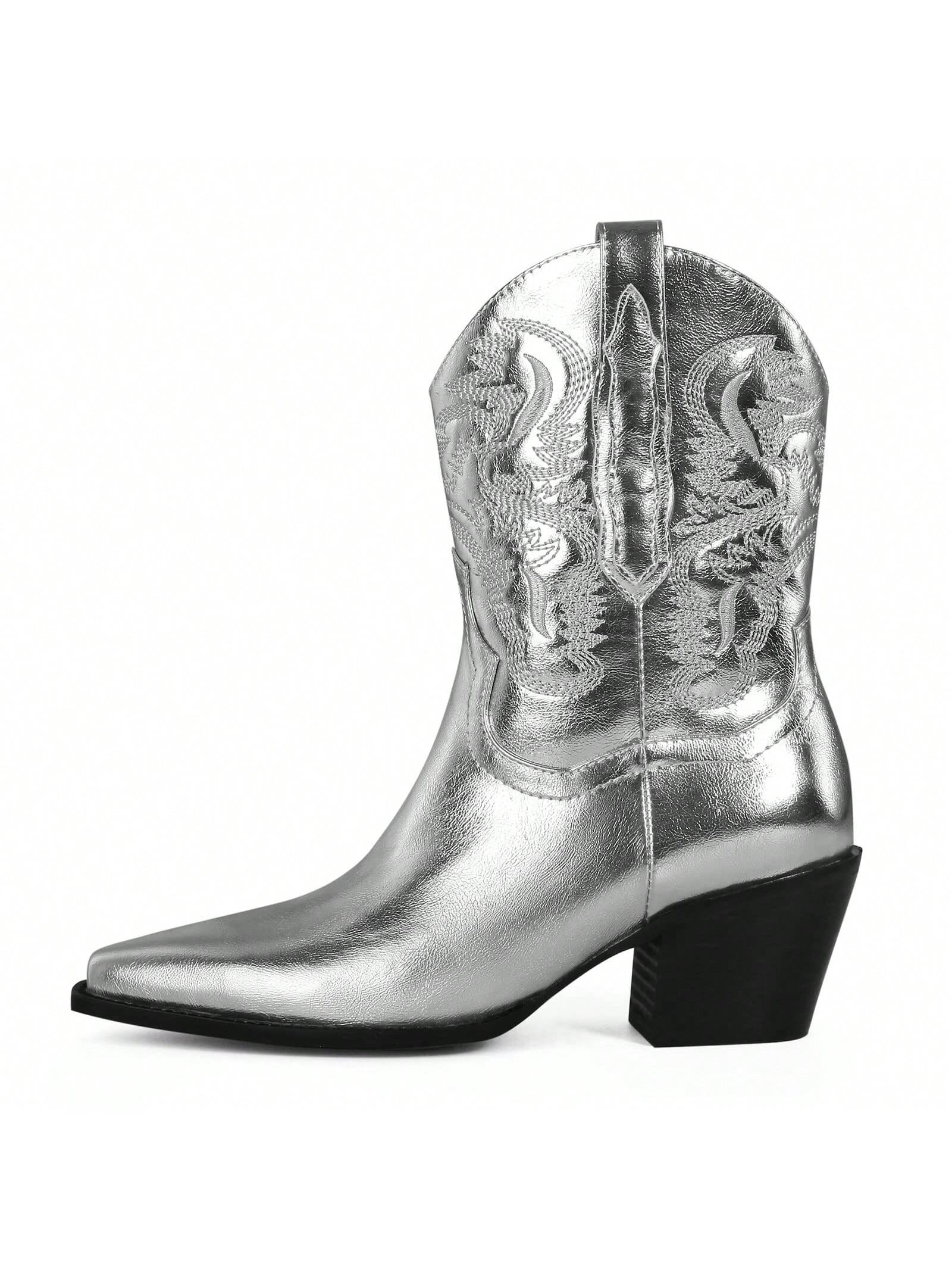 In Silver Women Ankle Boots & Booties