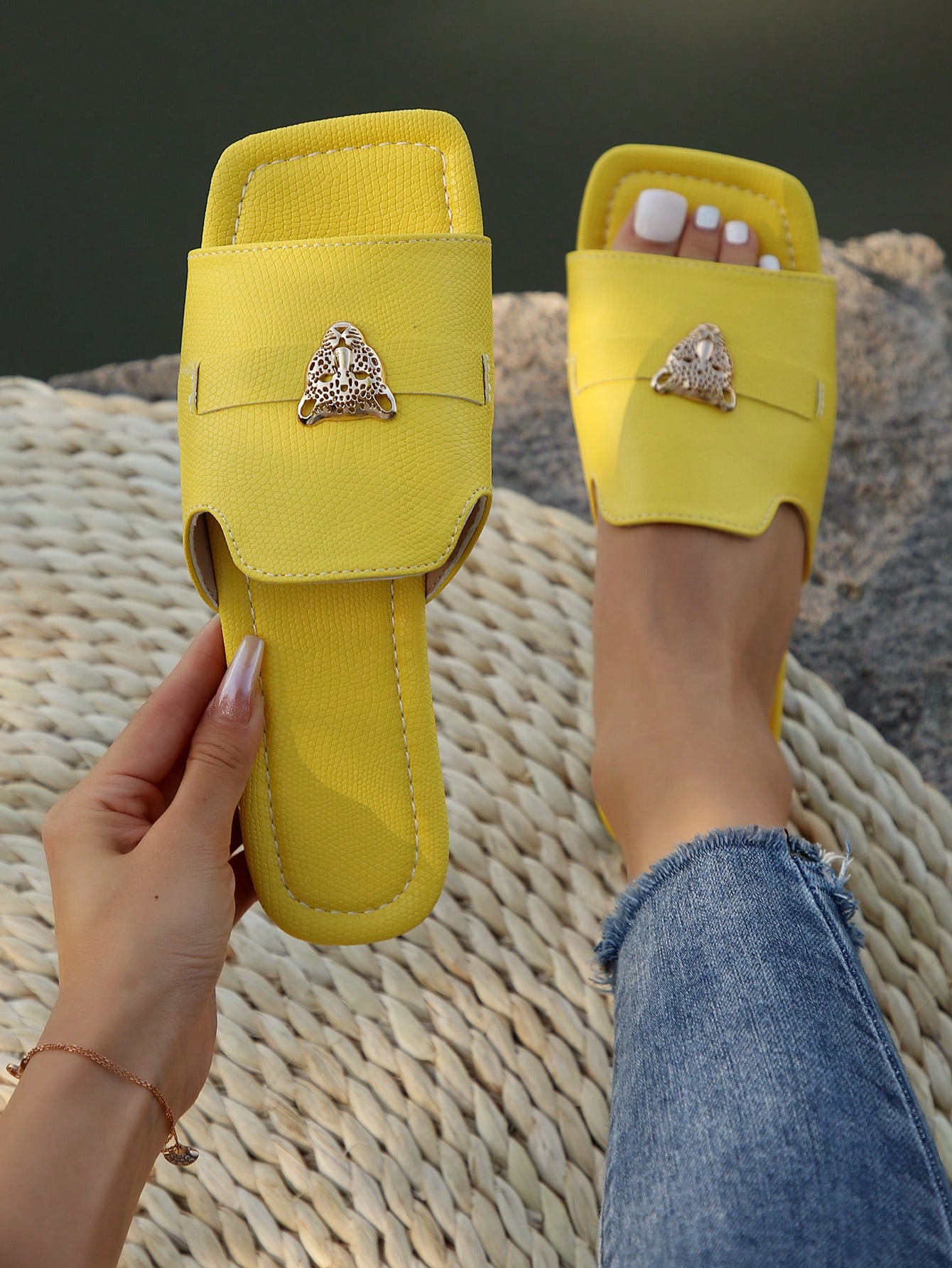 In Mustard Yellow Women Shoes