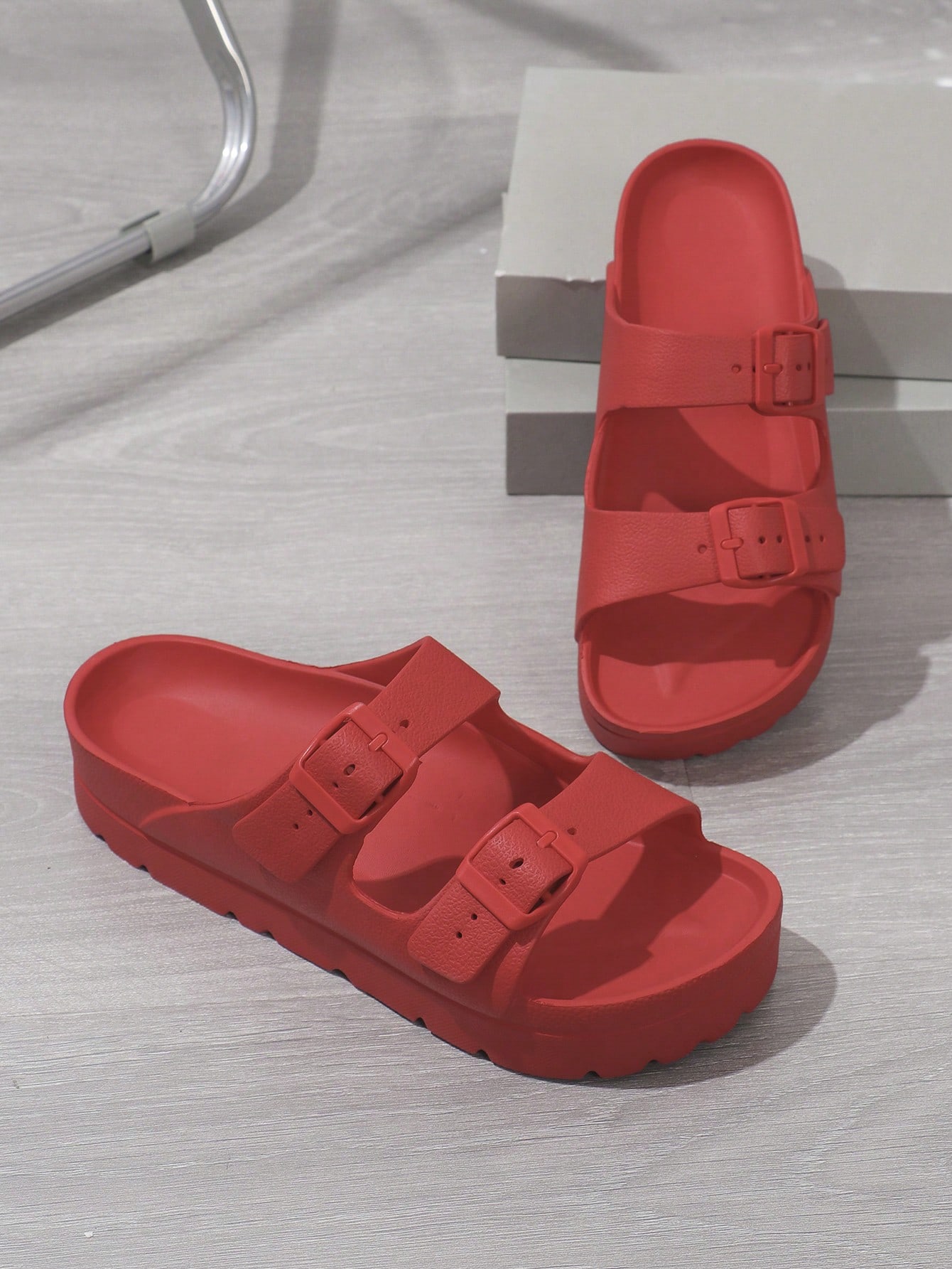 In Red Women Home Slippers