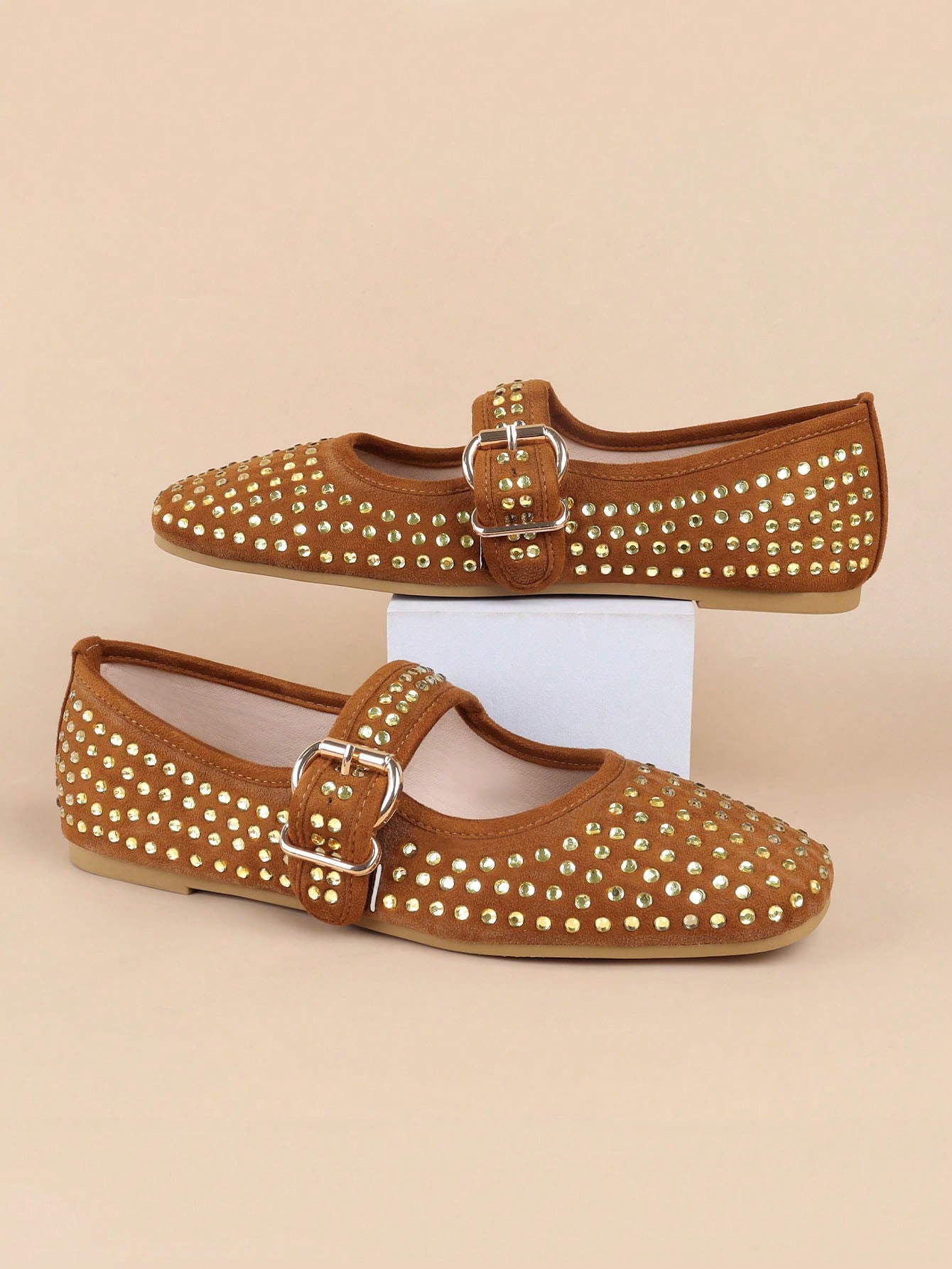 In Brown Women Flats