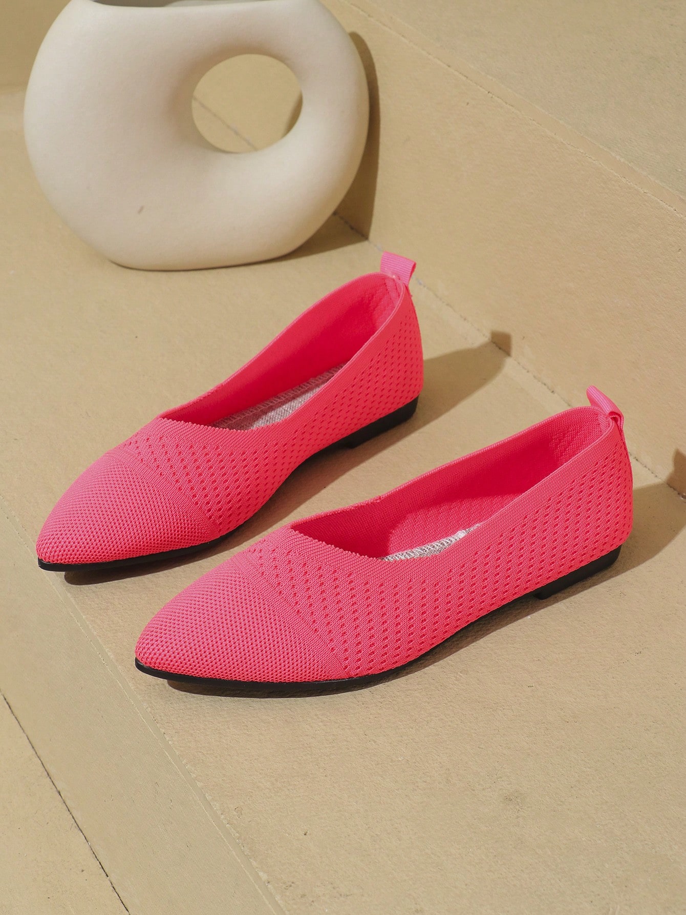 In Hot Pink Women Flats