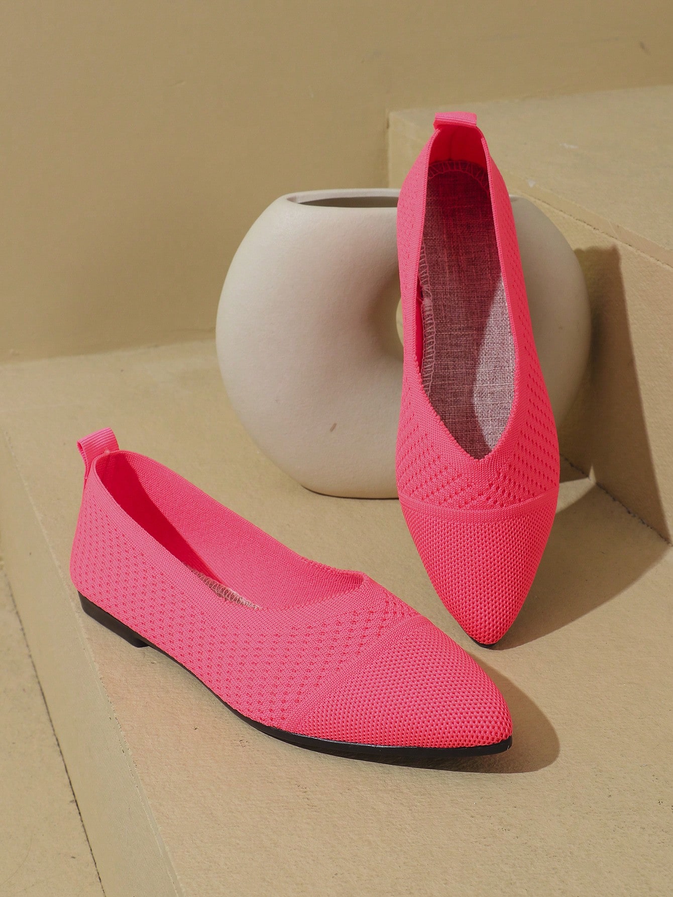 In Hot Pink Women Flats