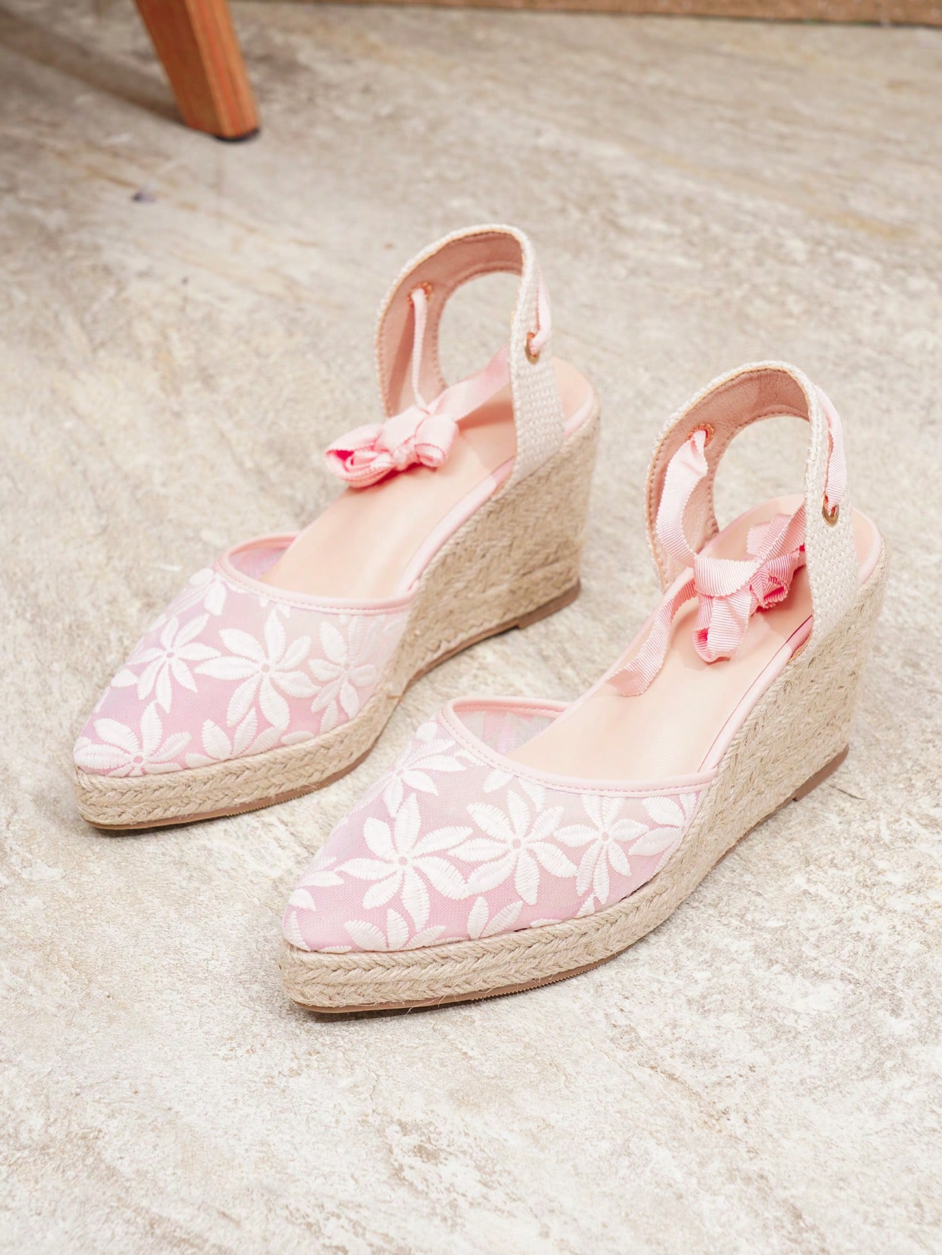 In Pink Women Wedges & Flatform