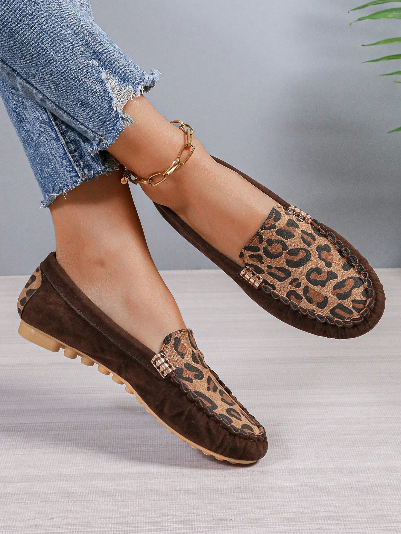 In Coffee Brown Women Flats