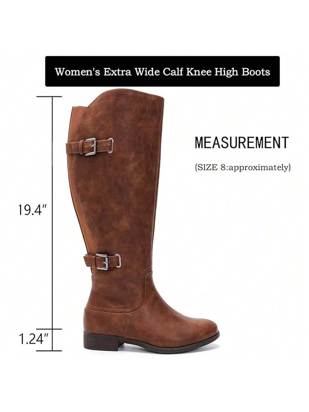 In Brown Women Knee-High Boots