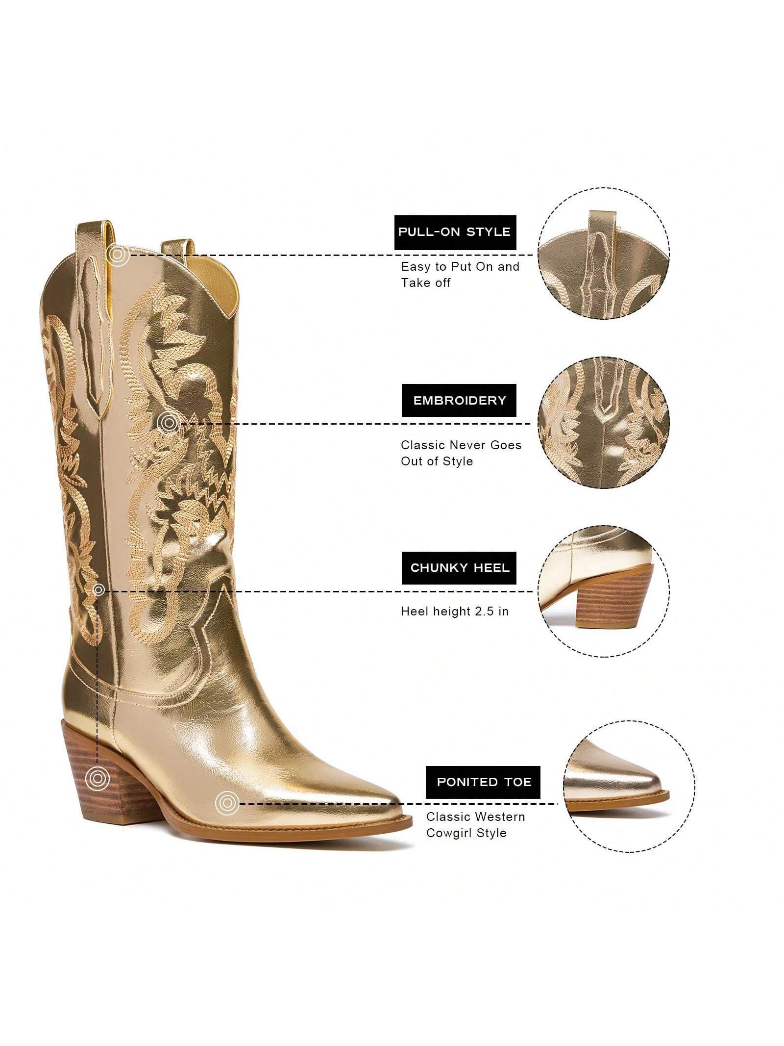 In Gold Women Fashion Boots