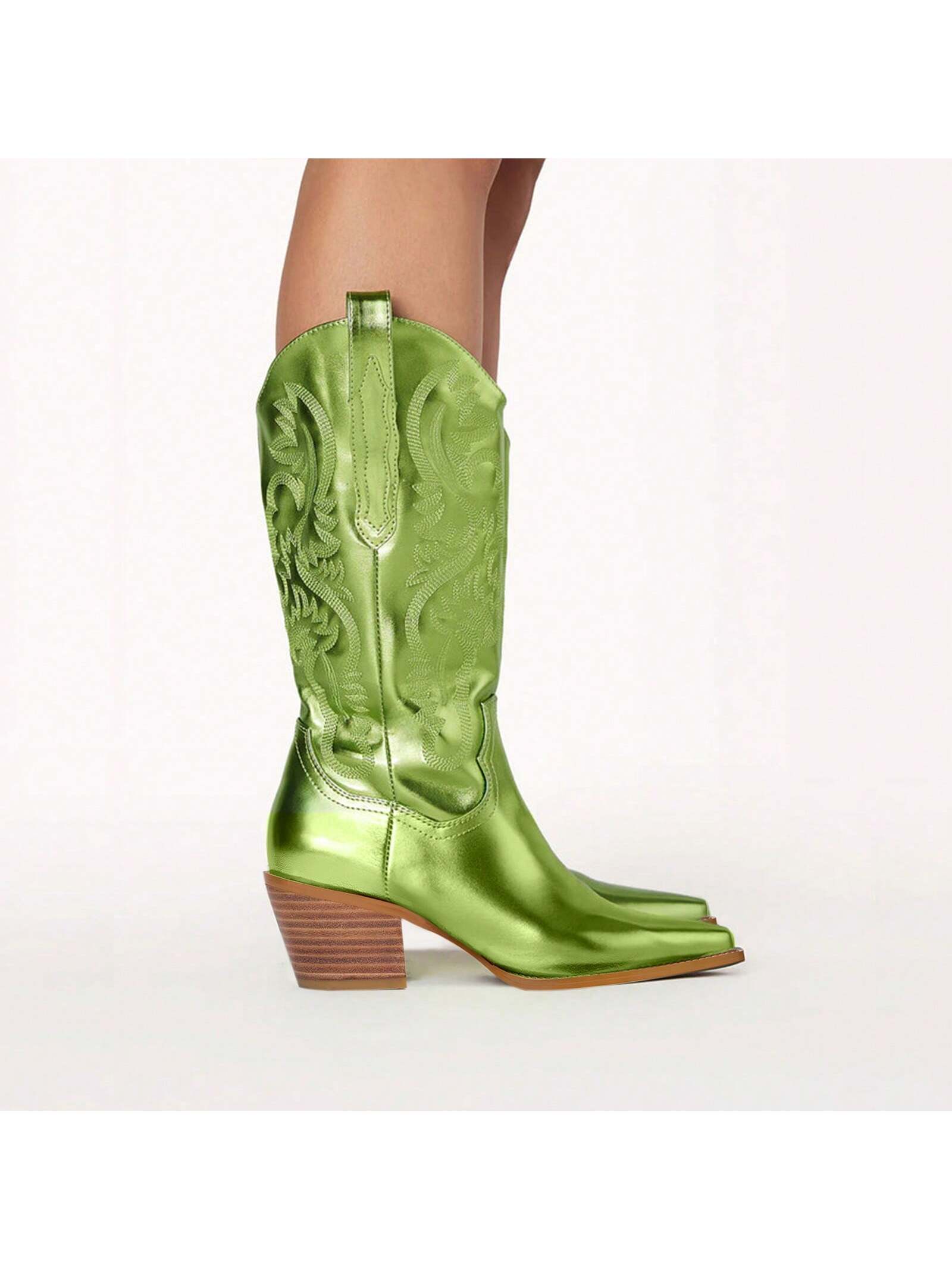 In Green Women Fashion Boots