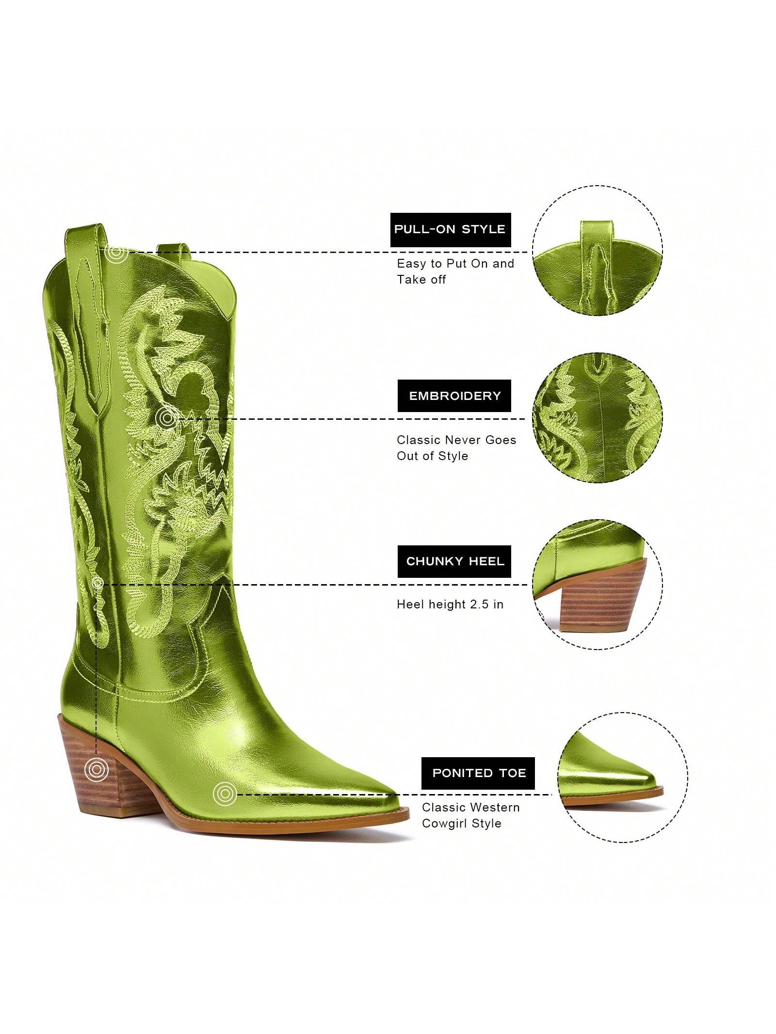 In Green Women Fashion Boots