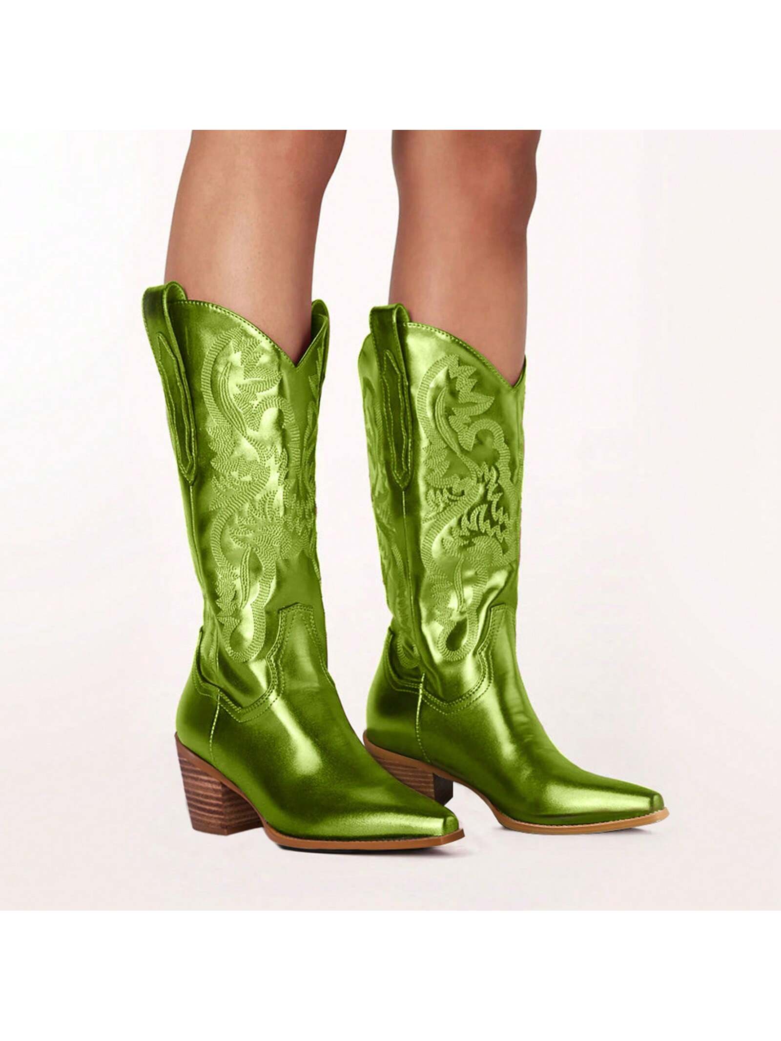 In Green Women Fashion Boots