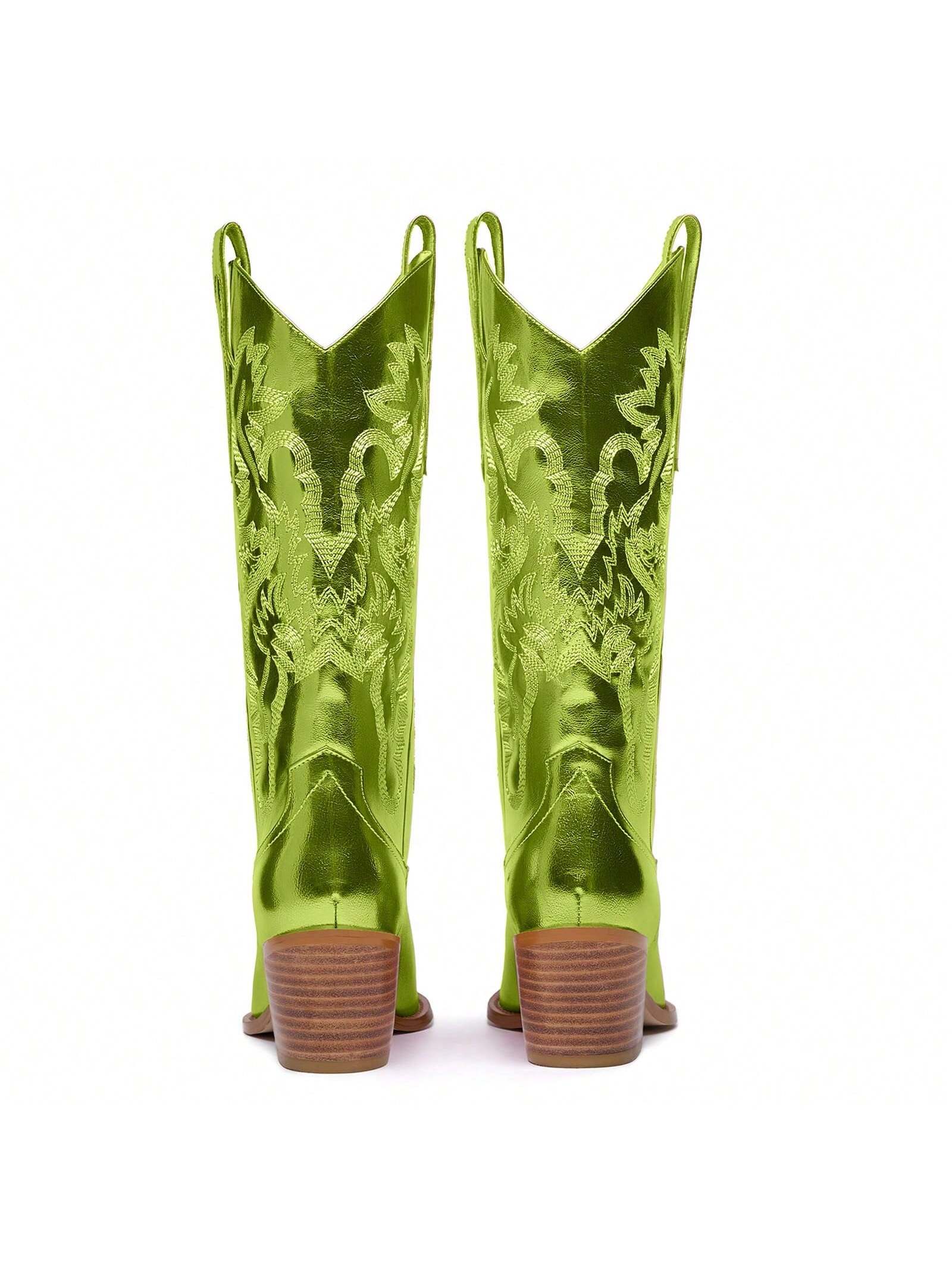 In Green Women Fashion Boots