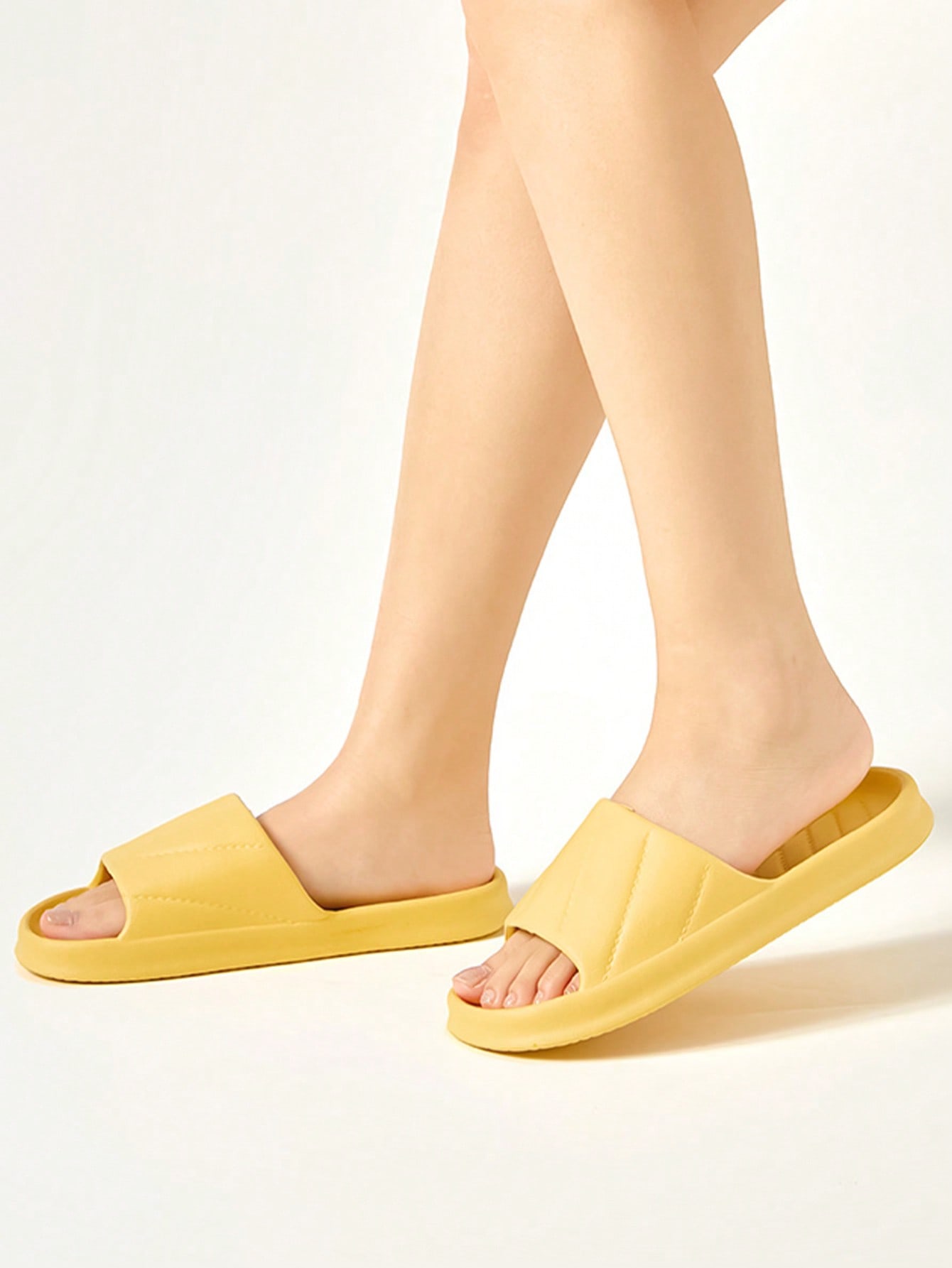 In Yellow Women Home Slippers