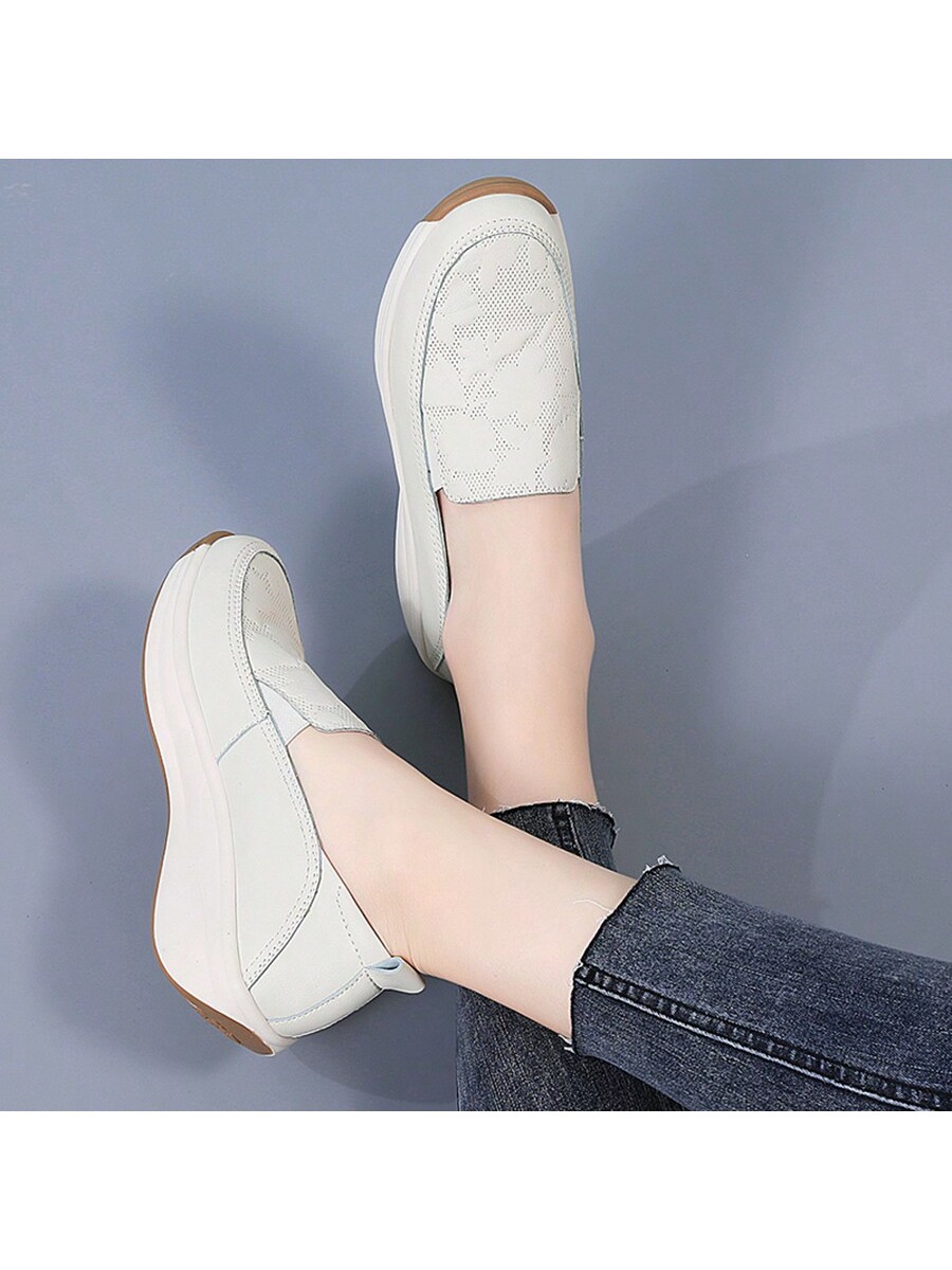 In Beige Women Wedges & Flatform