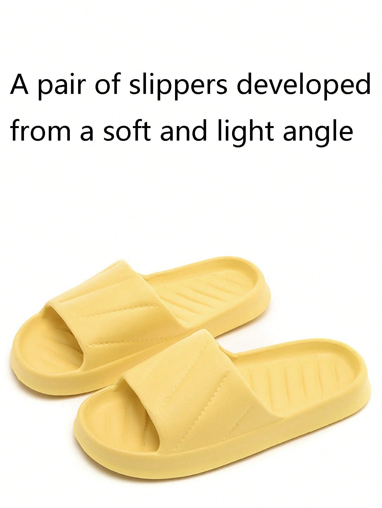 In Yellow Women Home Slippers