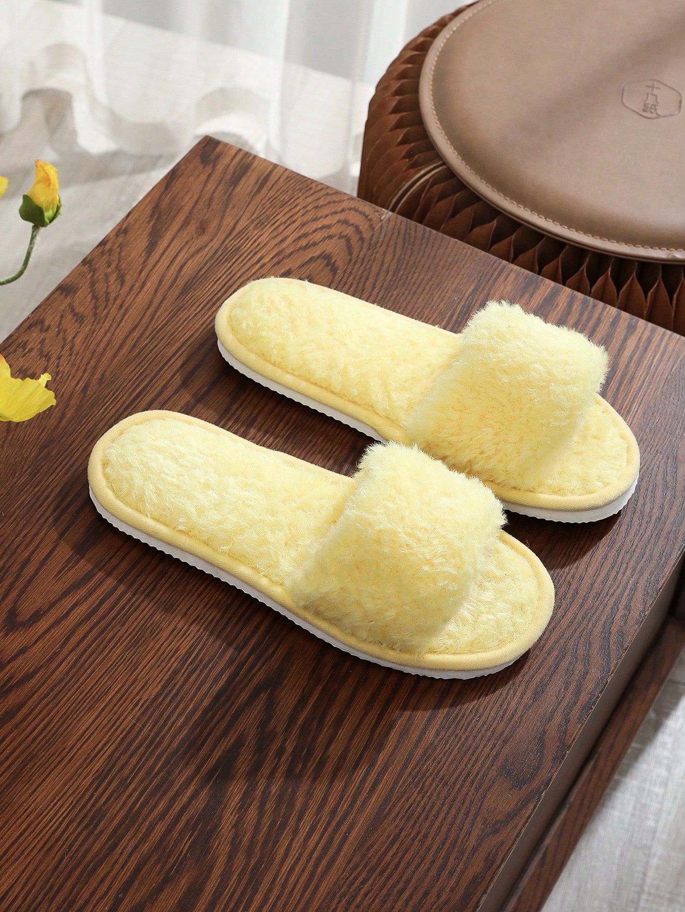 In Yellow Women Home Slippers