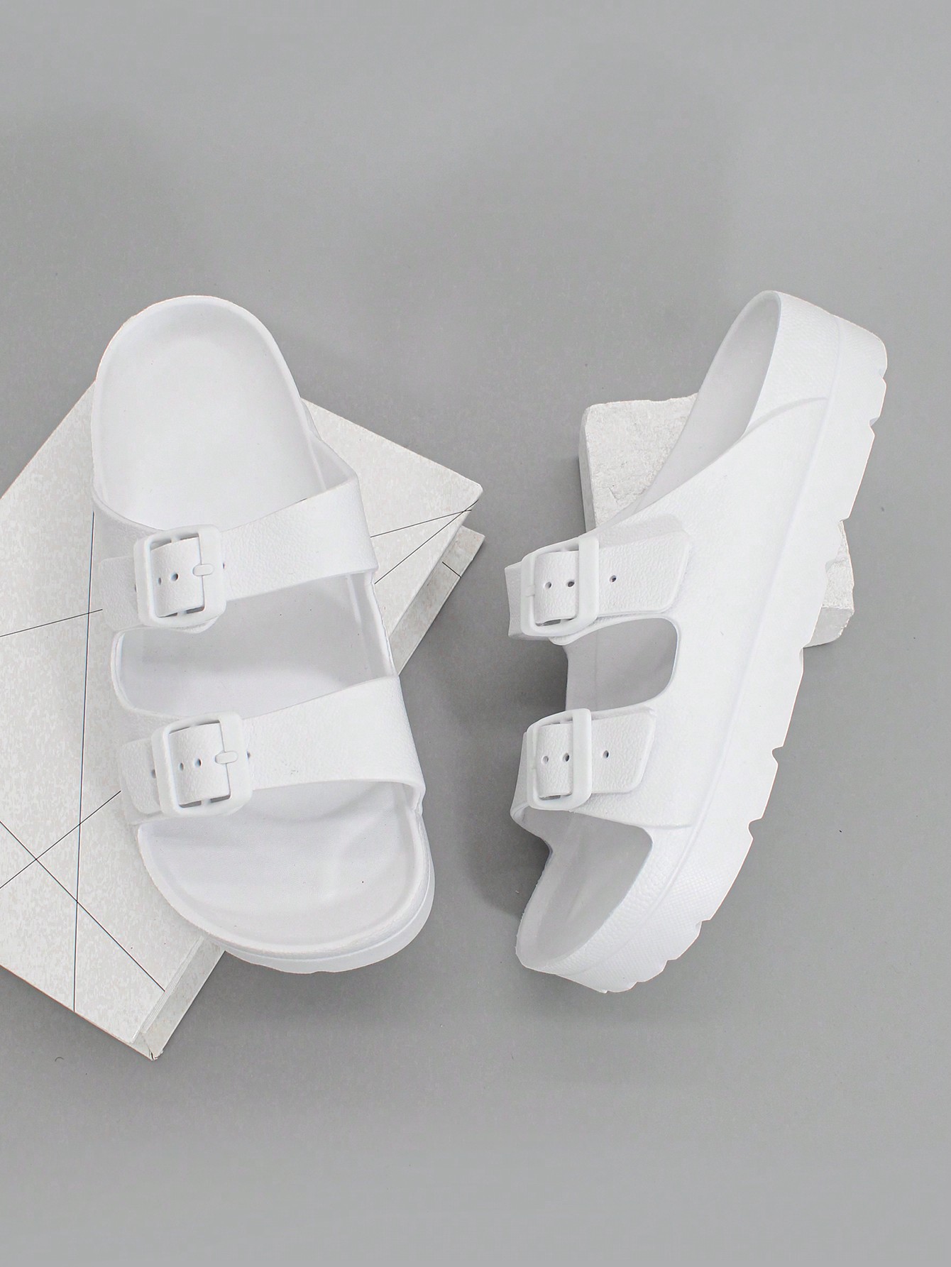 In White Women Flat Sandals