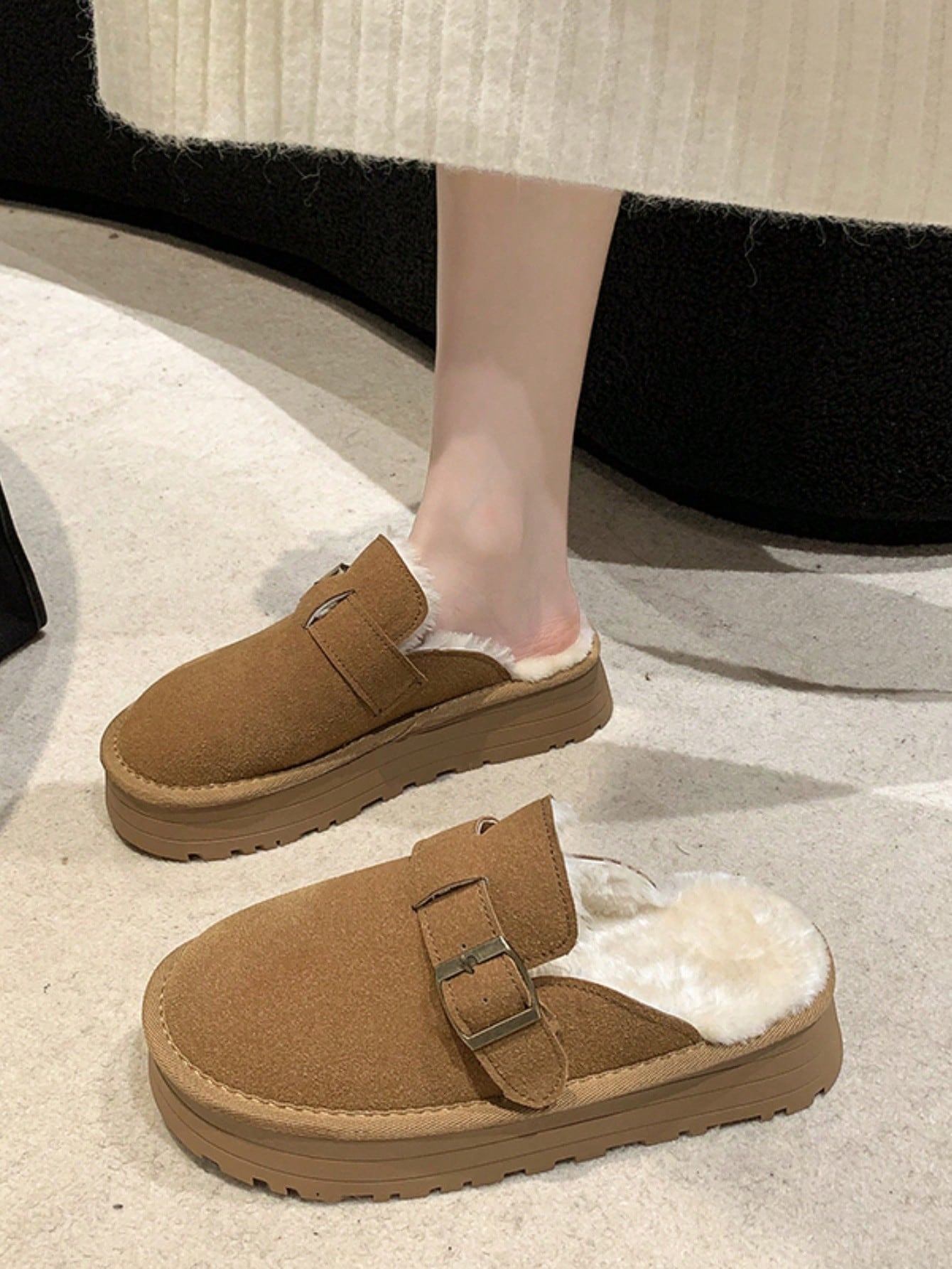 In Khaki Women Home Slippers