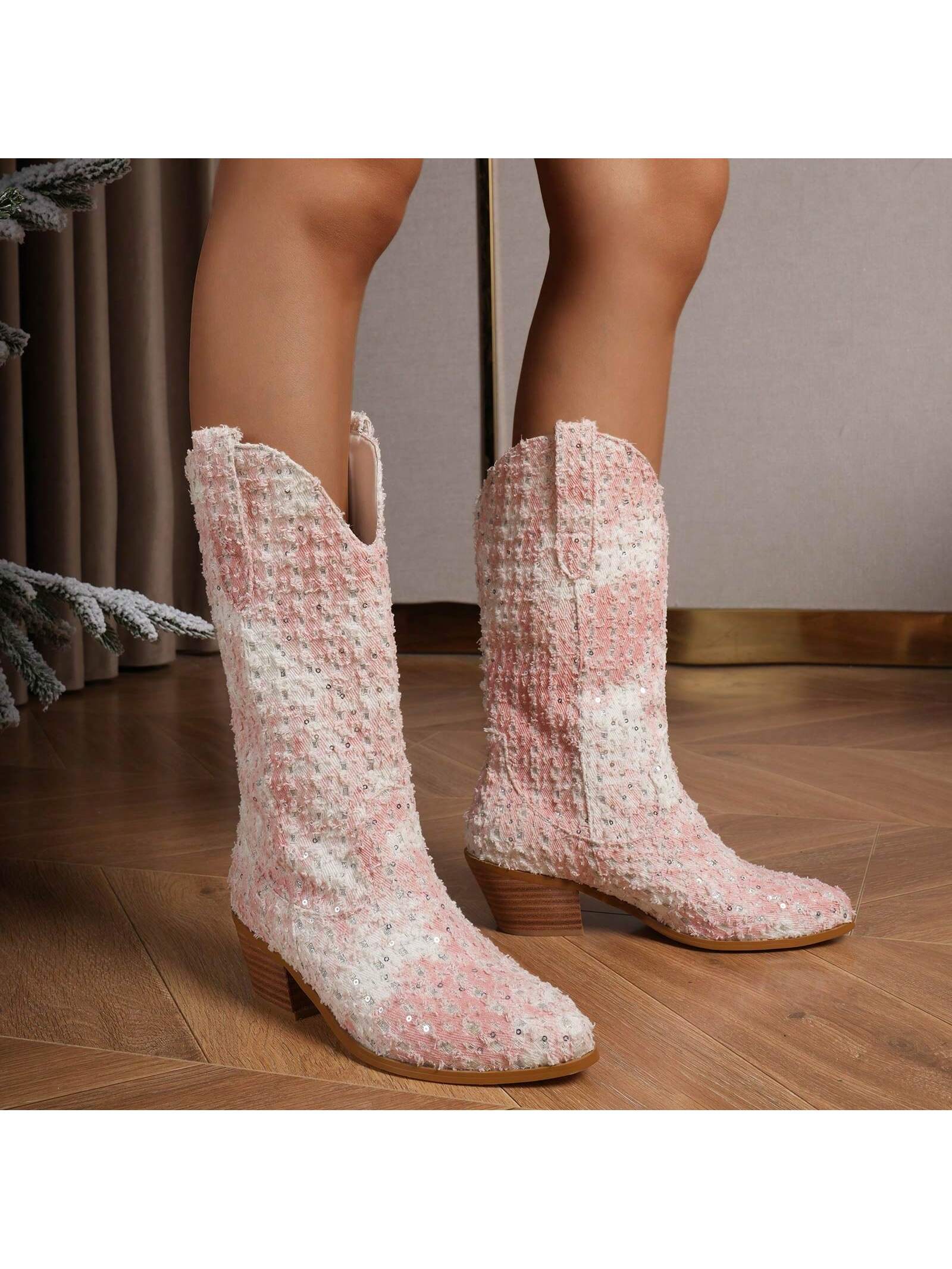 In Pink Women Mid-Calf Boots