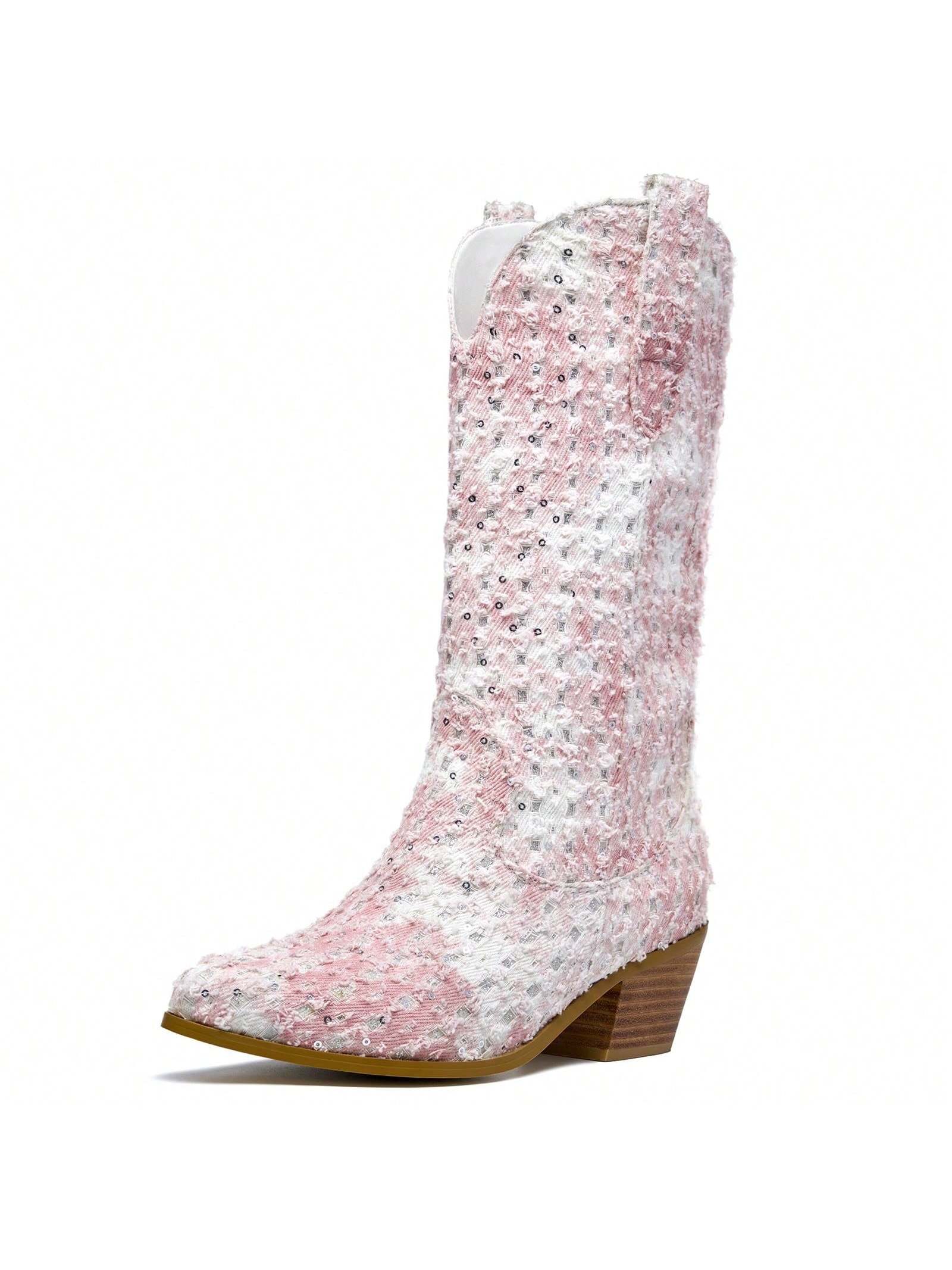 In Pink Women Mid-Calf Boots