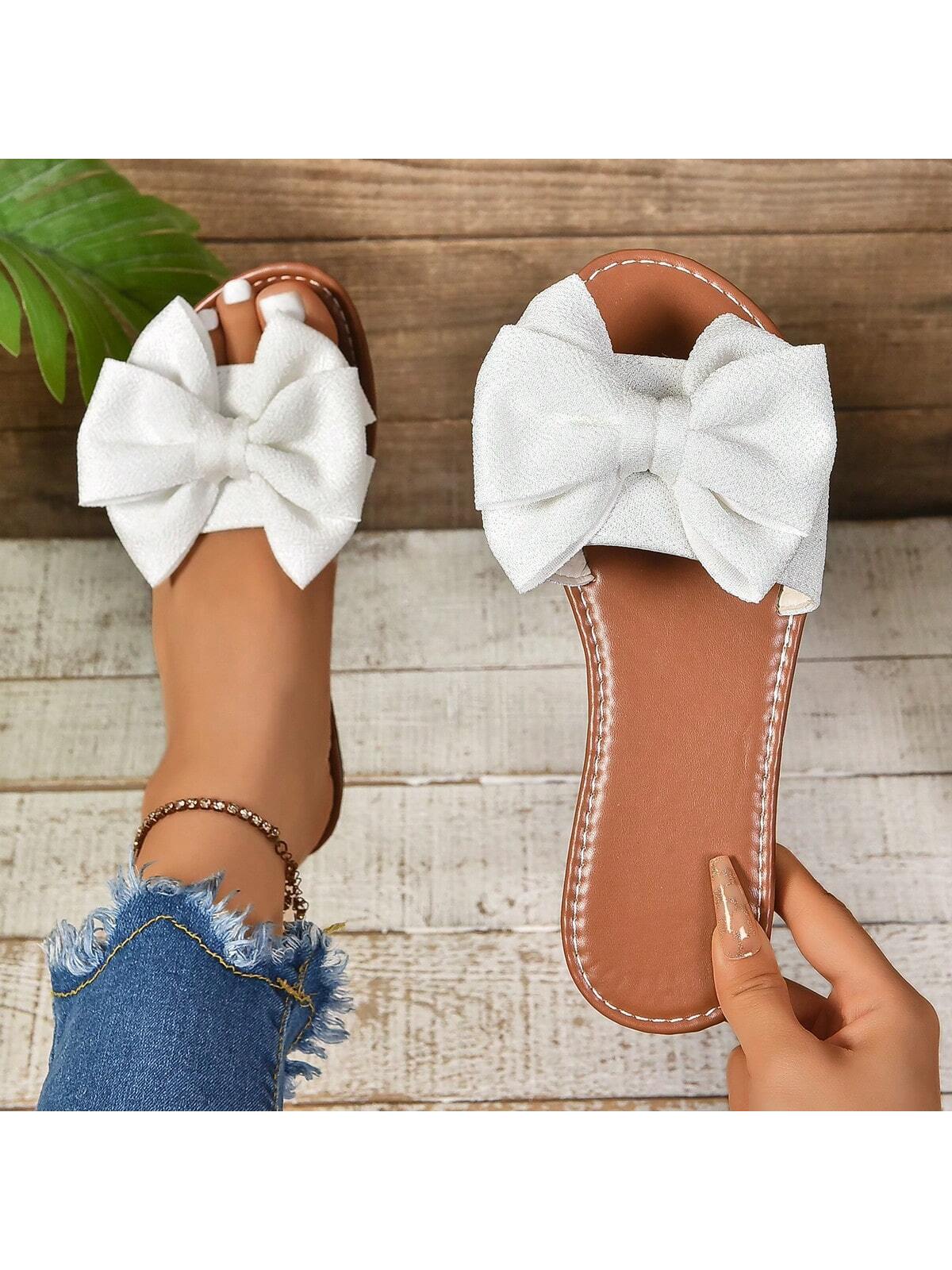 In White Women Flat Sandals