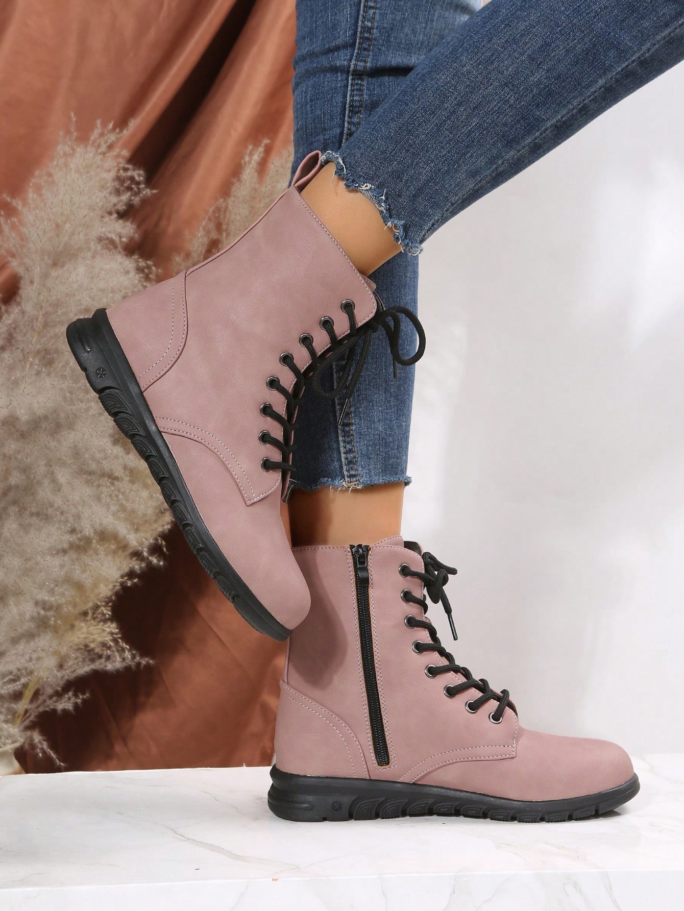 In Pink Women Mid-Calf Boots