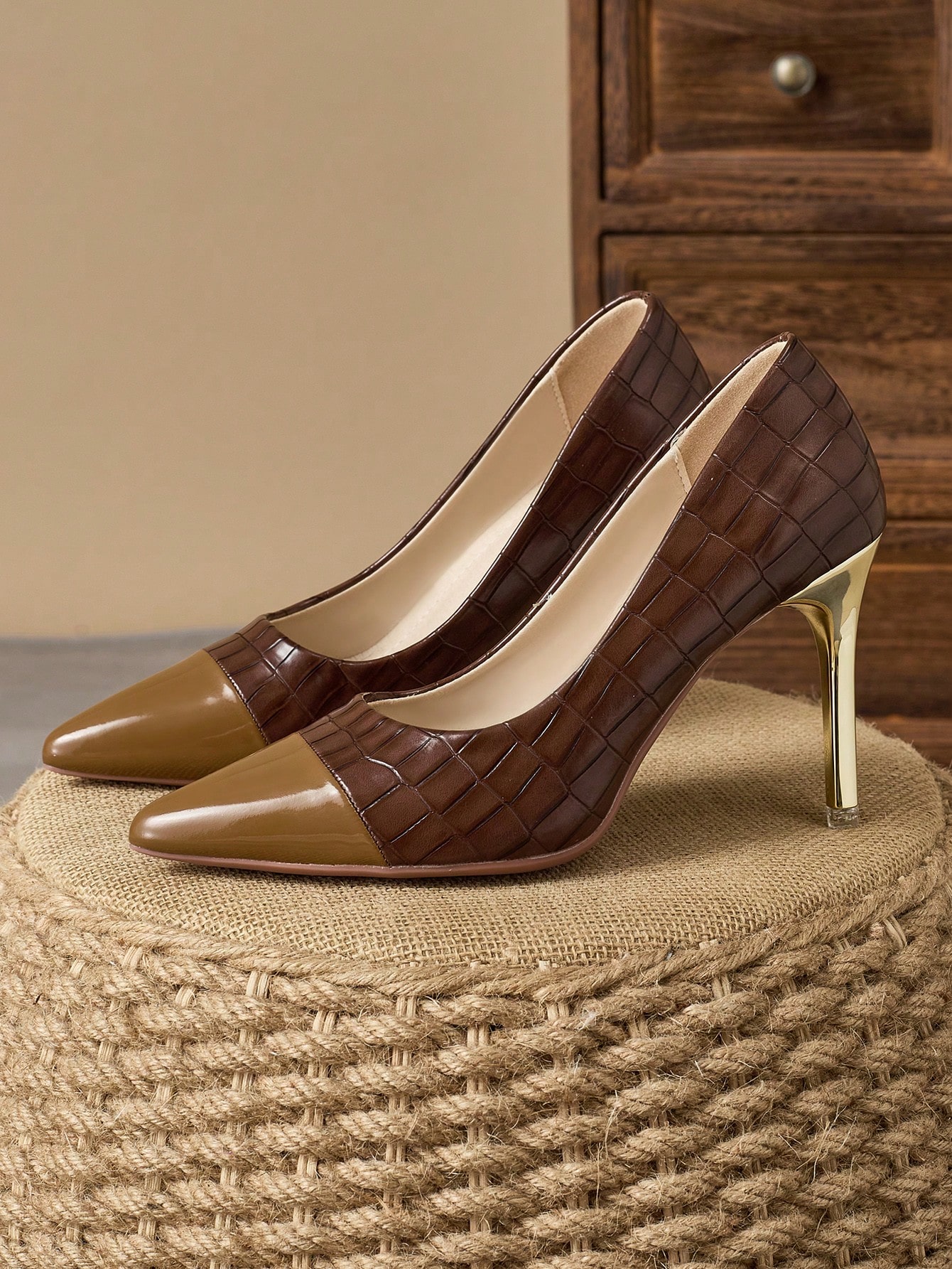 In Brown Women Pumps