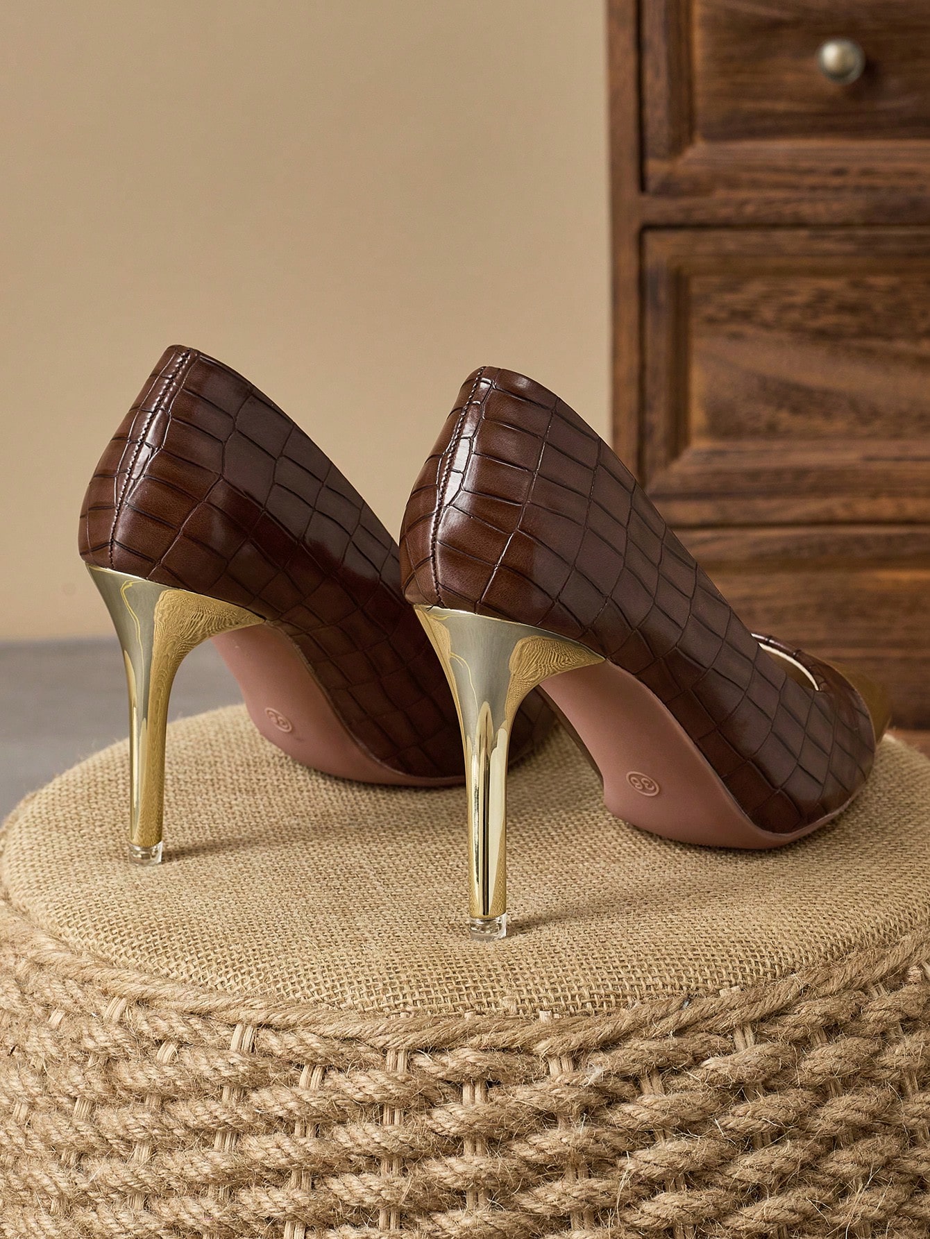 In Brown Women Pumps