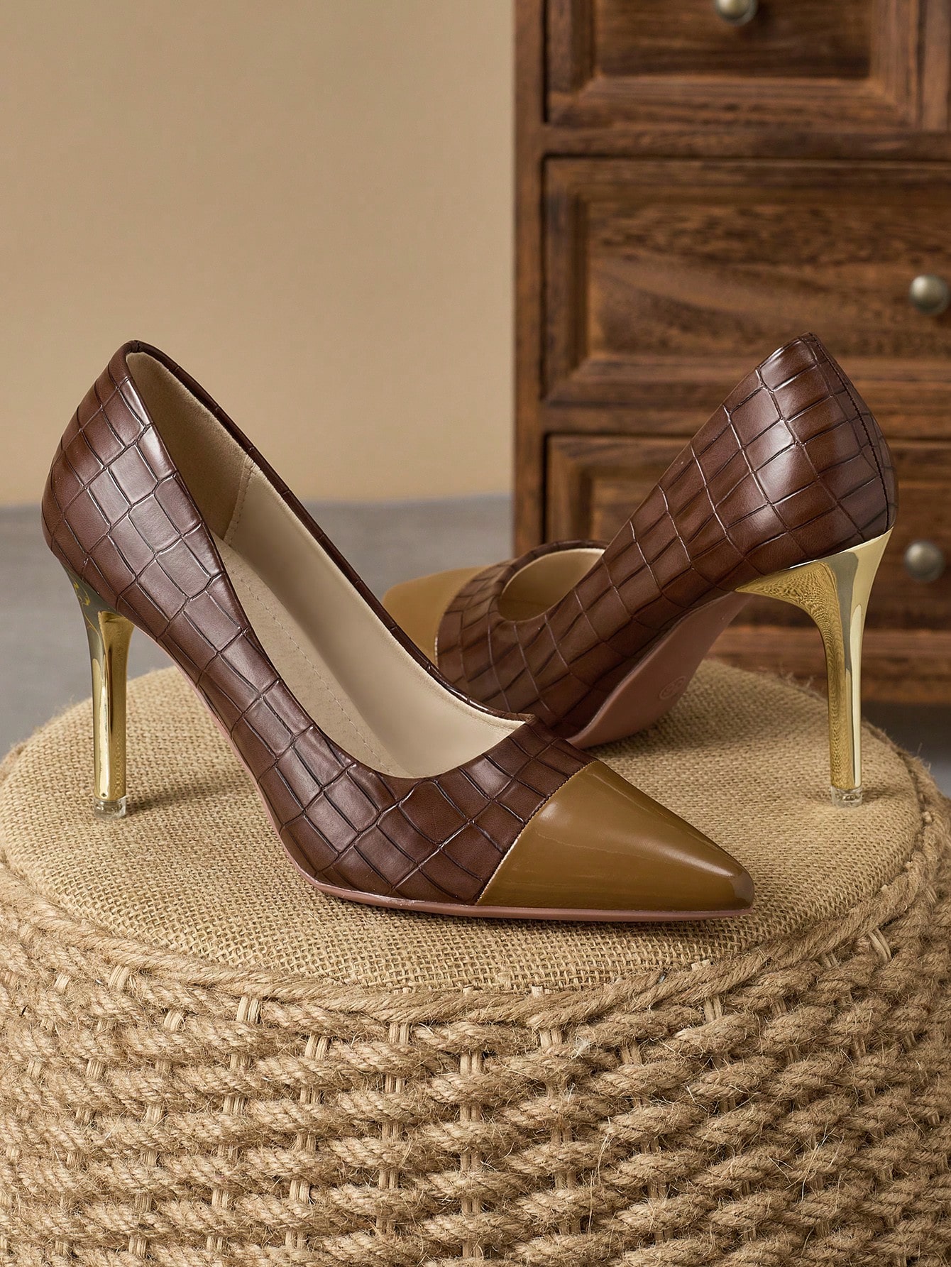 In Brown Women Pumps