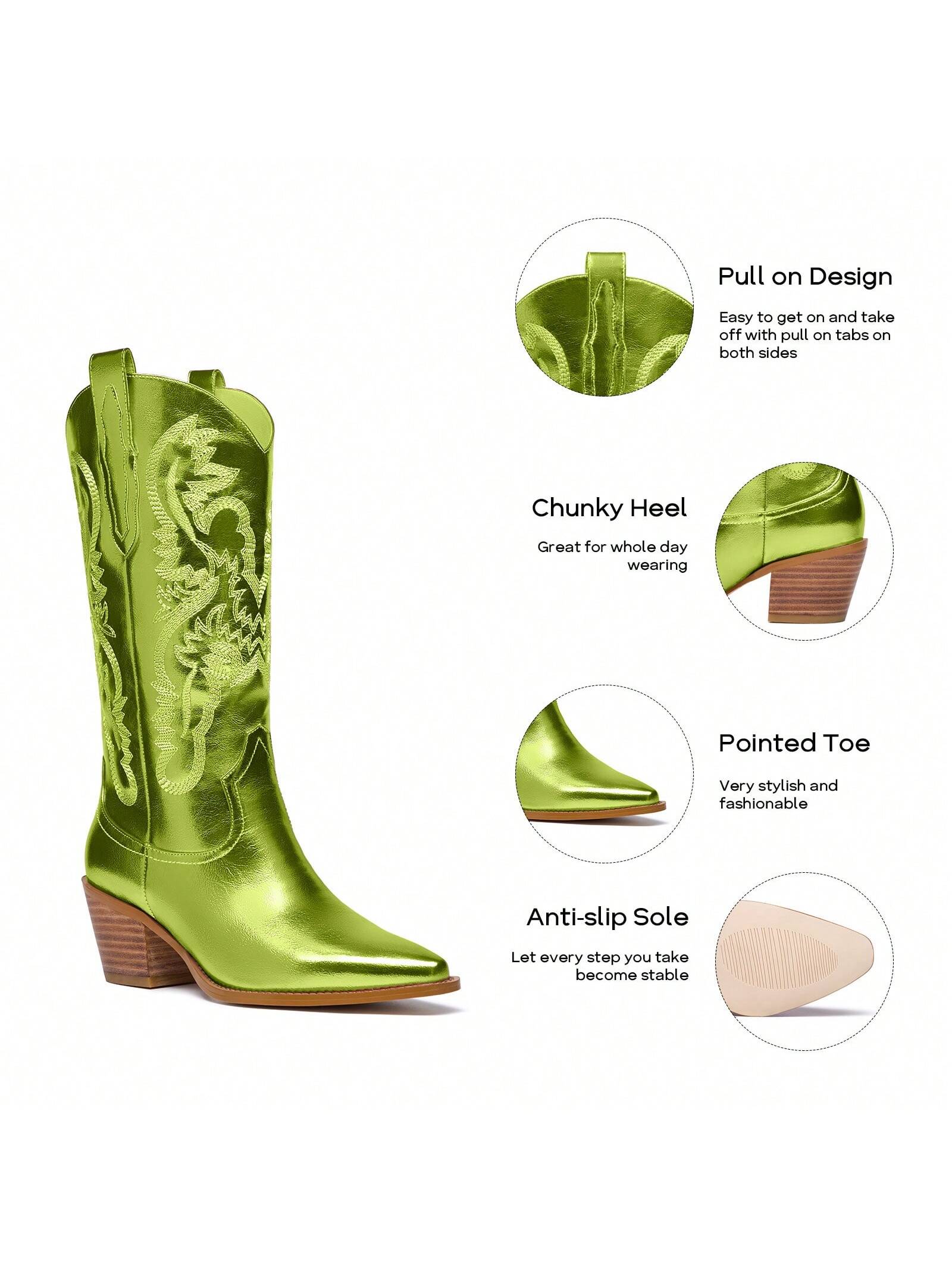 In Green Women Fashion Boots