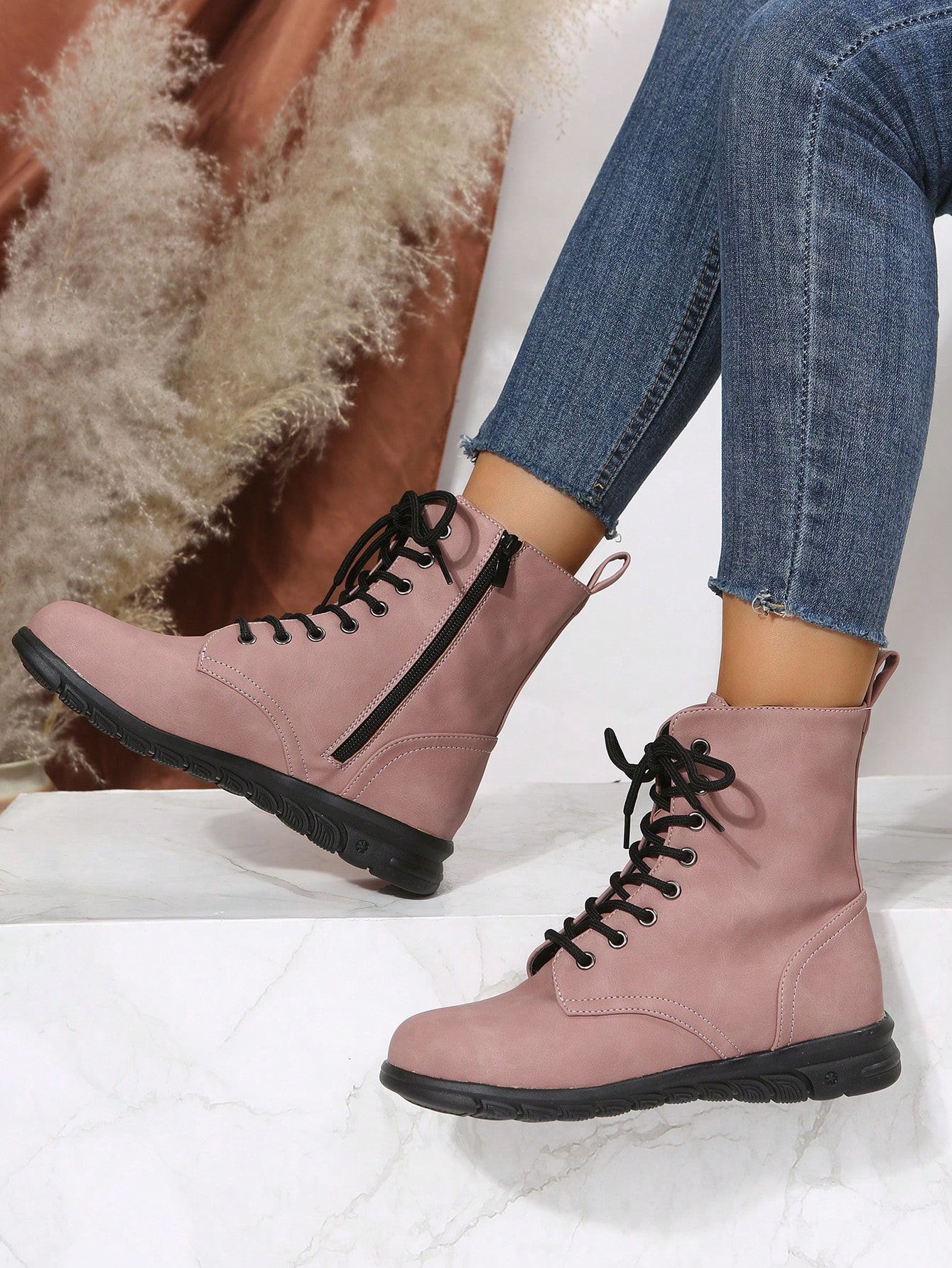 In Pink Women Mid-Calf Boots