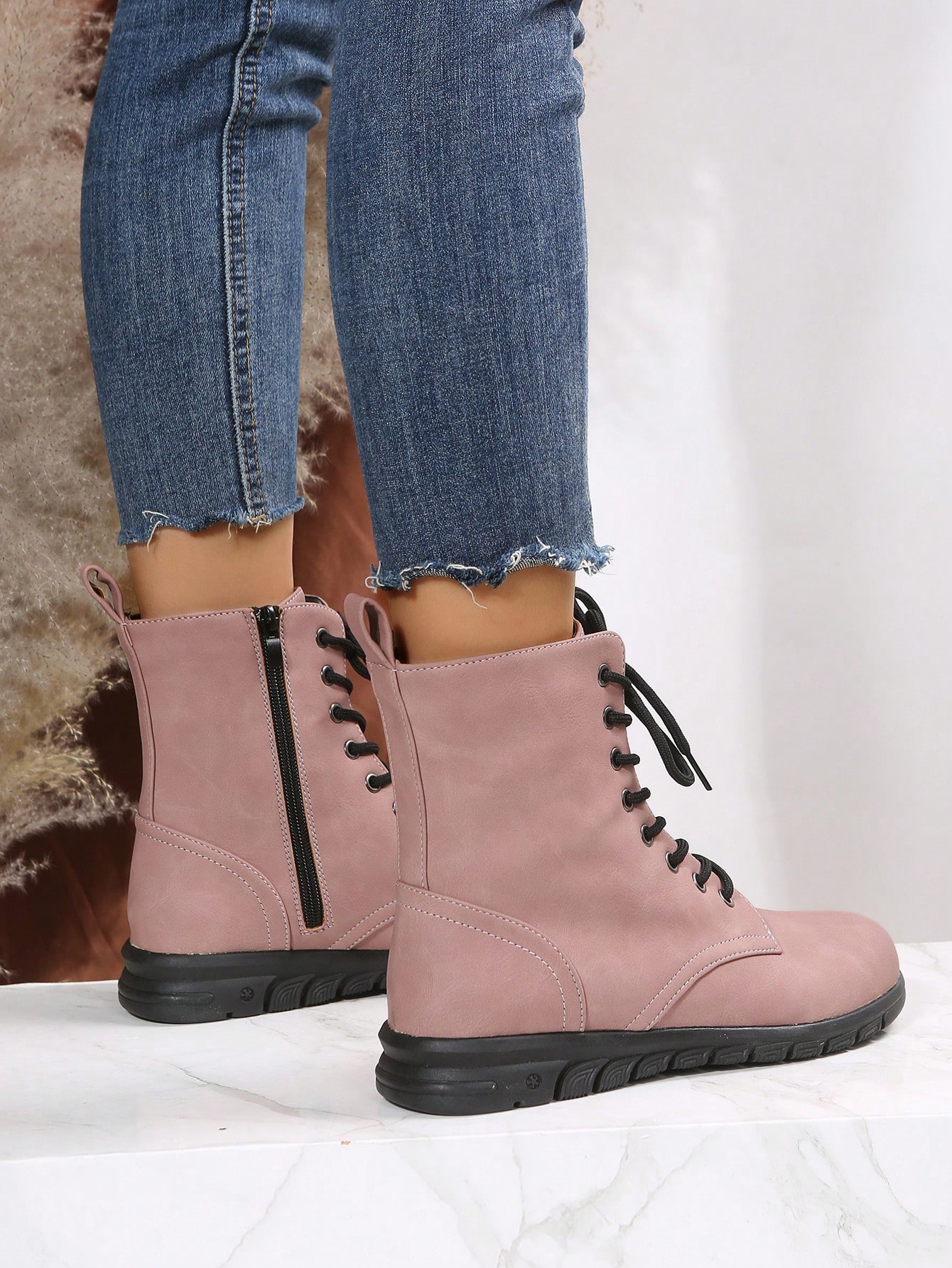 In Pink Women Mid-Calf Boots