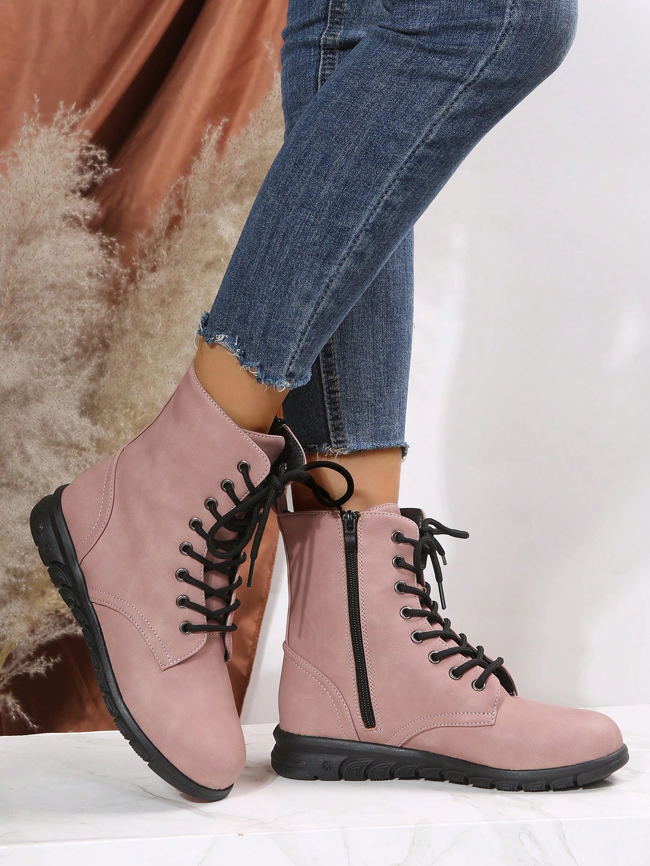 In Pink Women Mid-Calf Boots