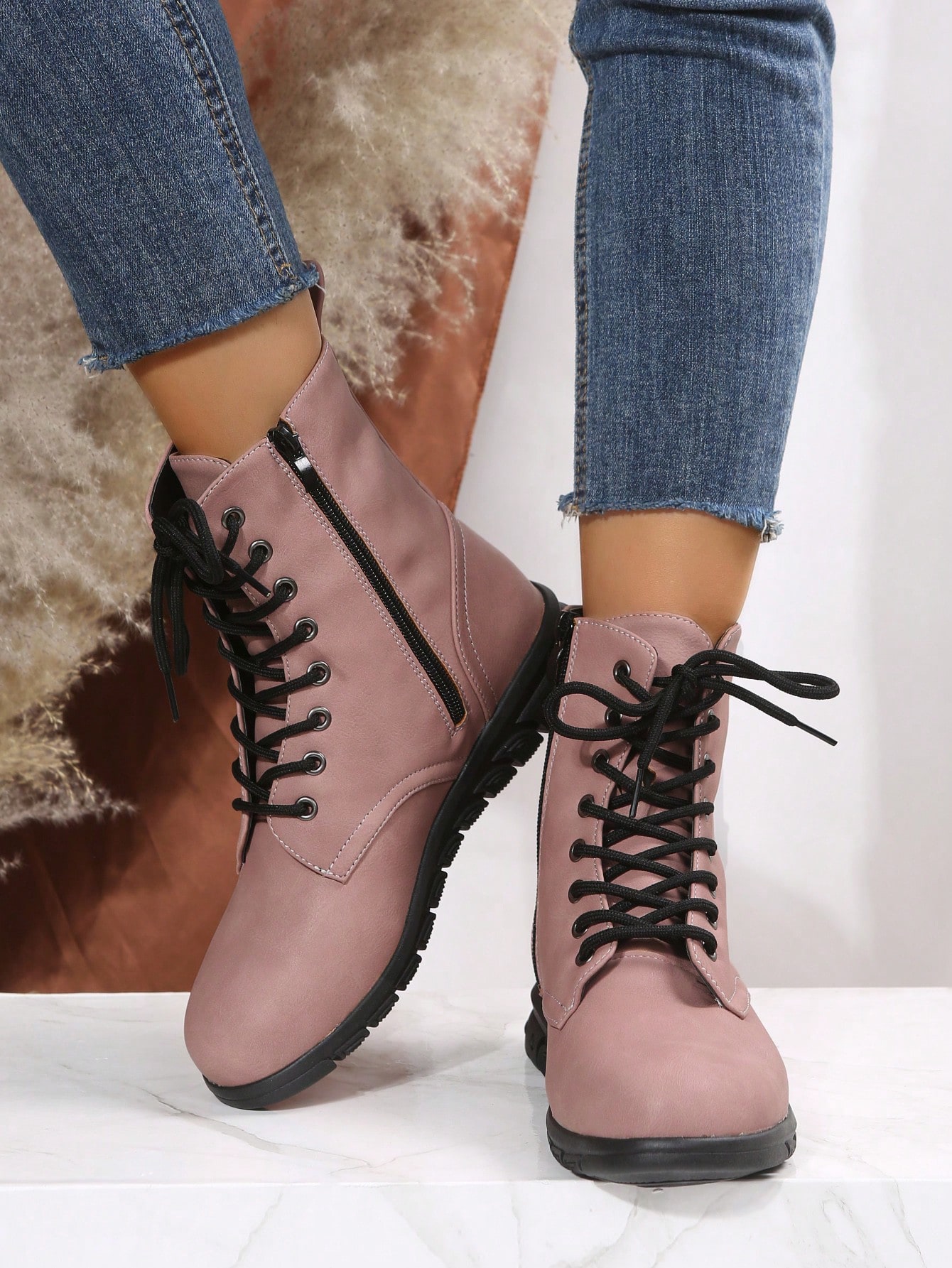 In Pink Women Mid-Calf Boots