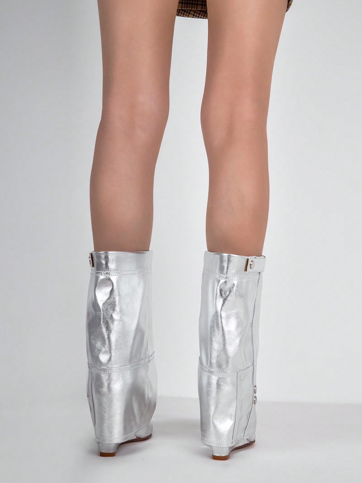 In Silver Women Ankle Boots & Booties