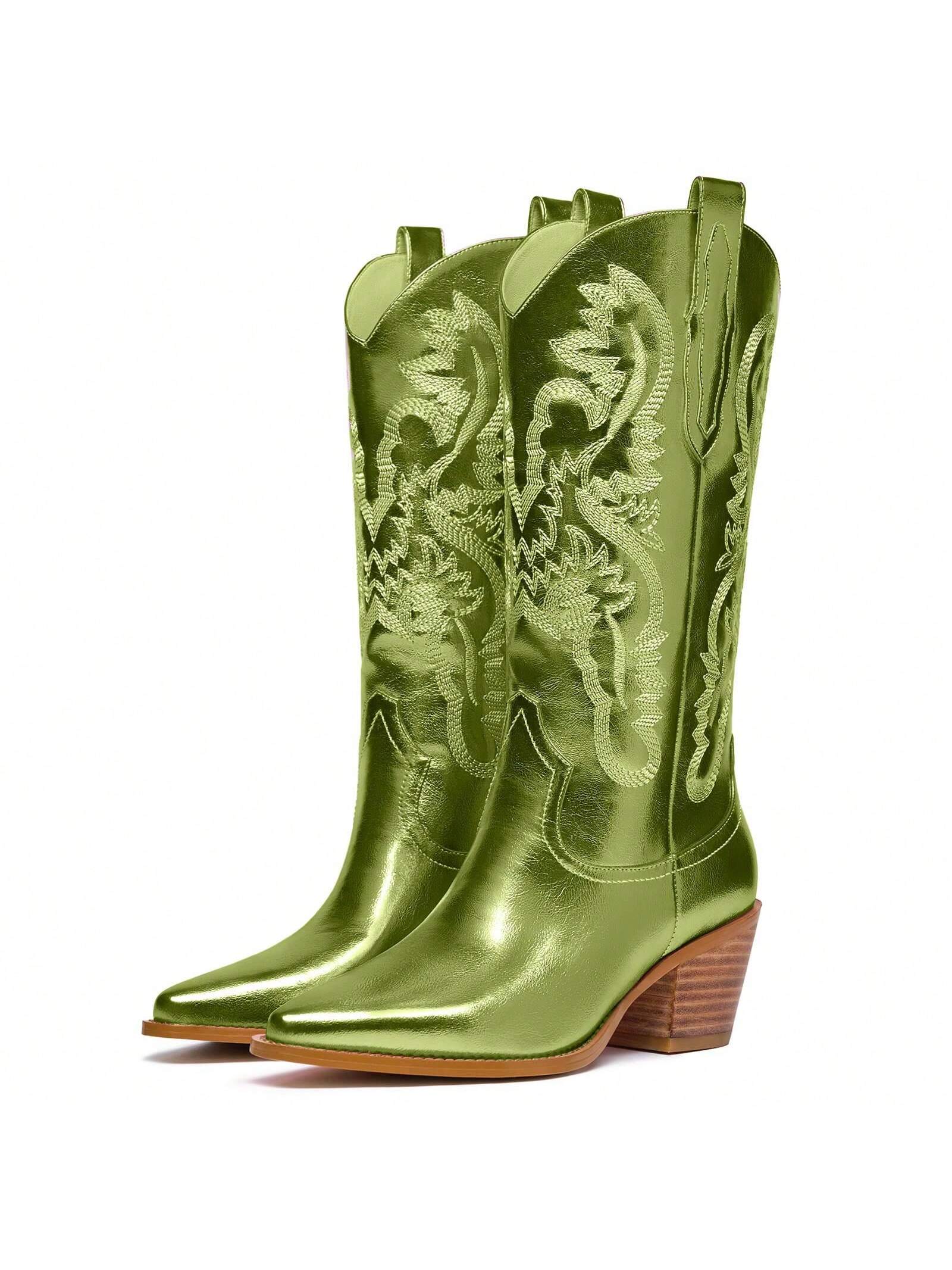 In Green Women Fashion Boots