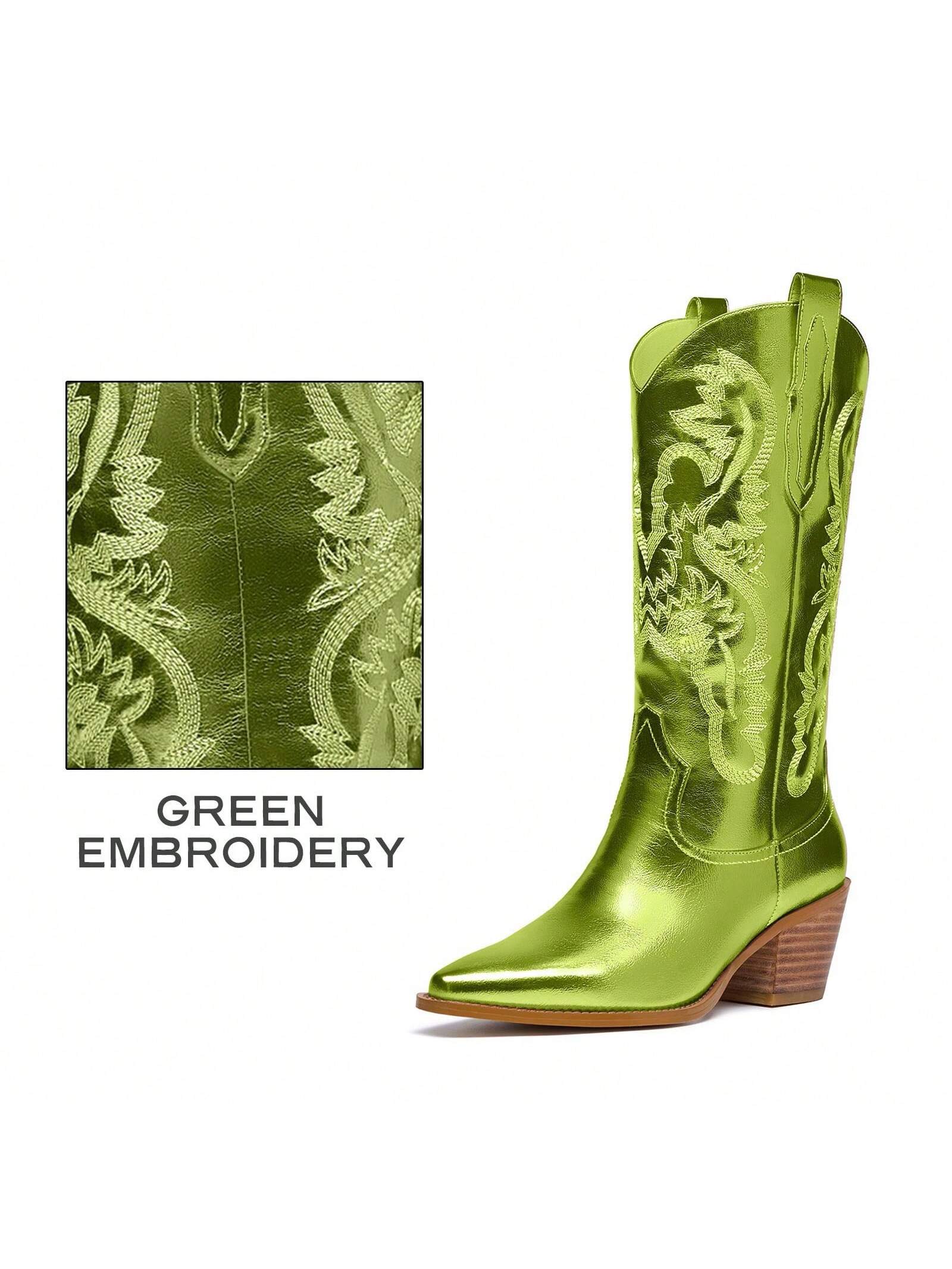 In Green Women Fashion Boots