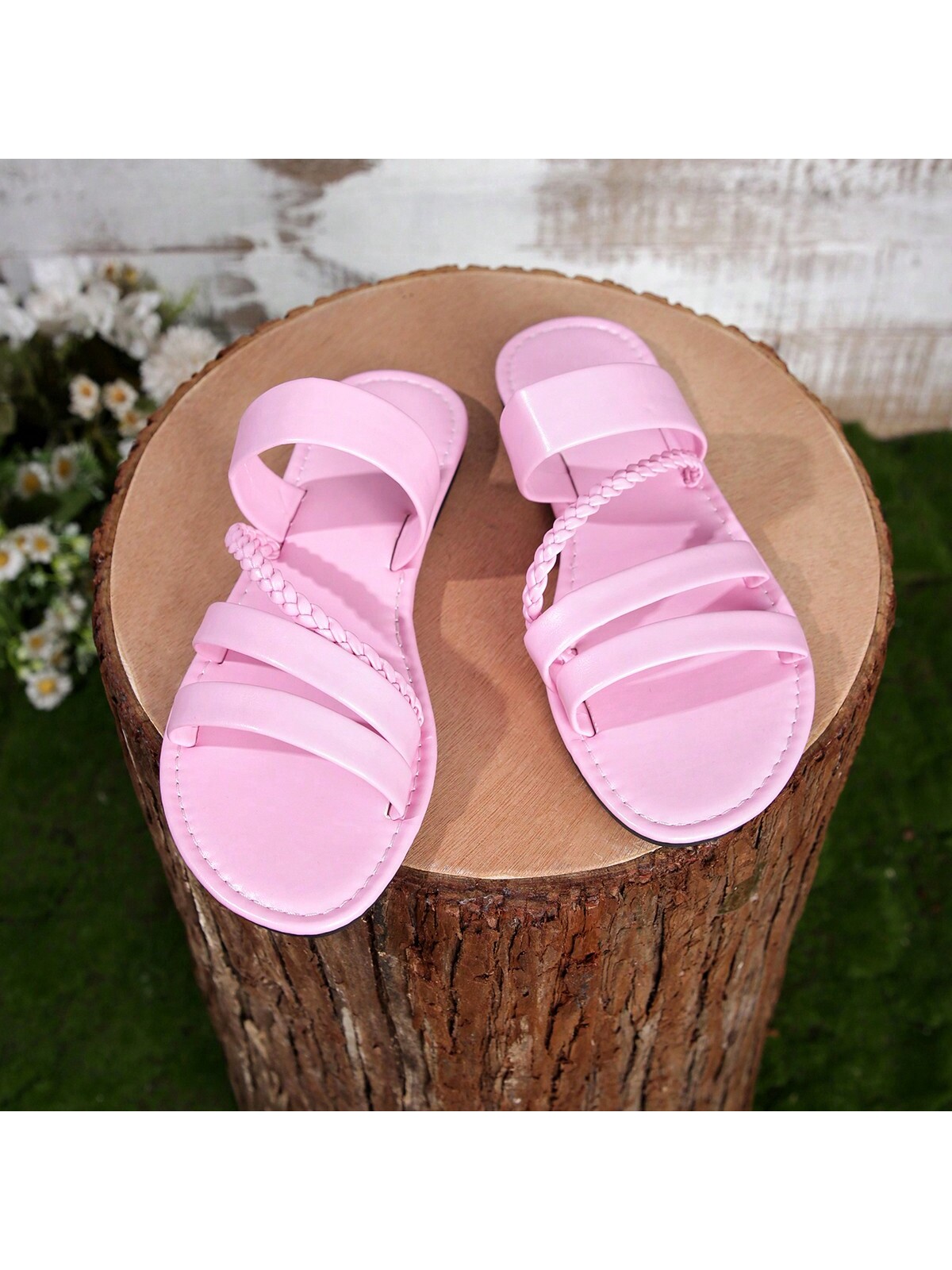 In Pink Women Flat Sandals