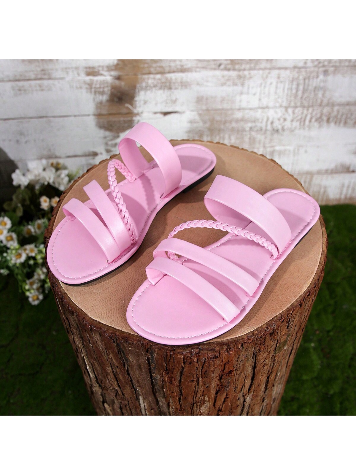 In Pink Women Flat Sandals