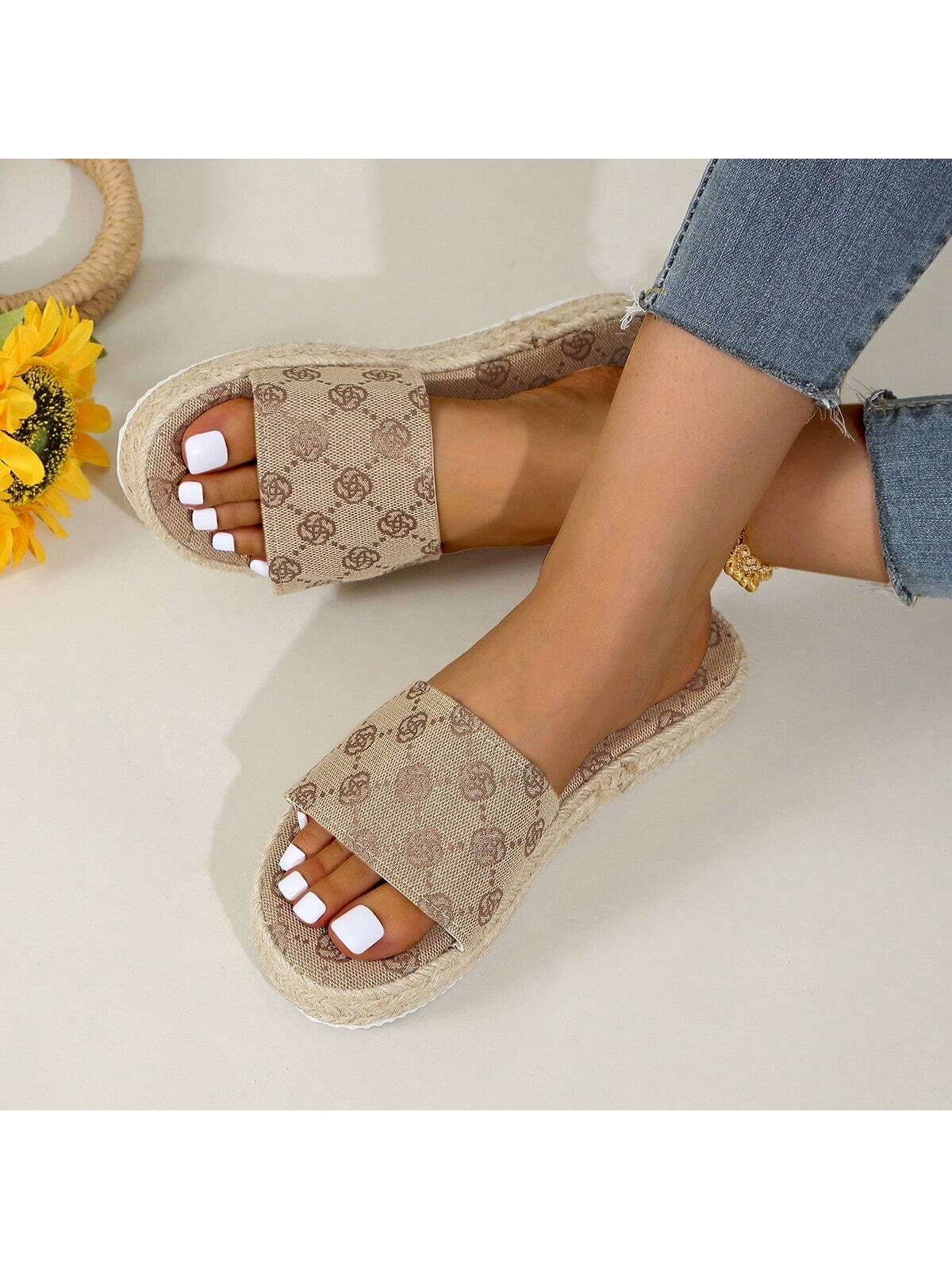 In Khaki Women Home Slippers