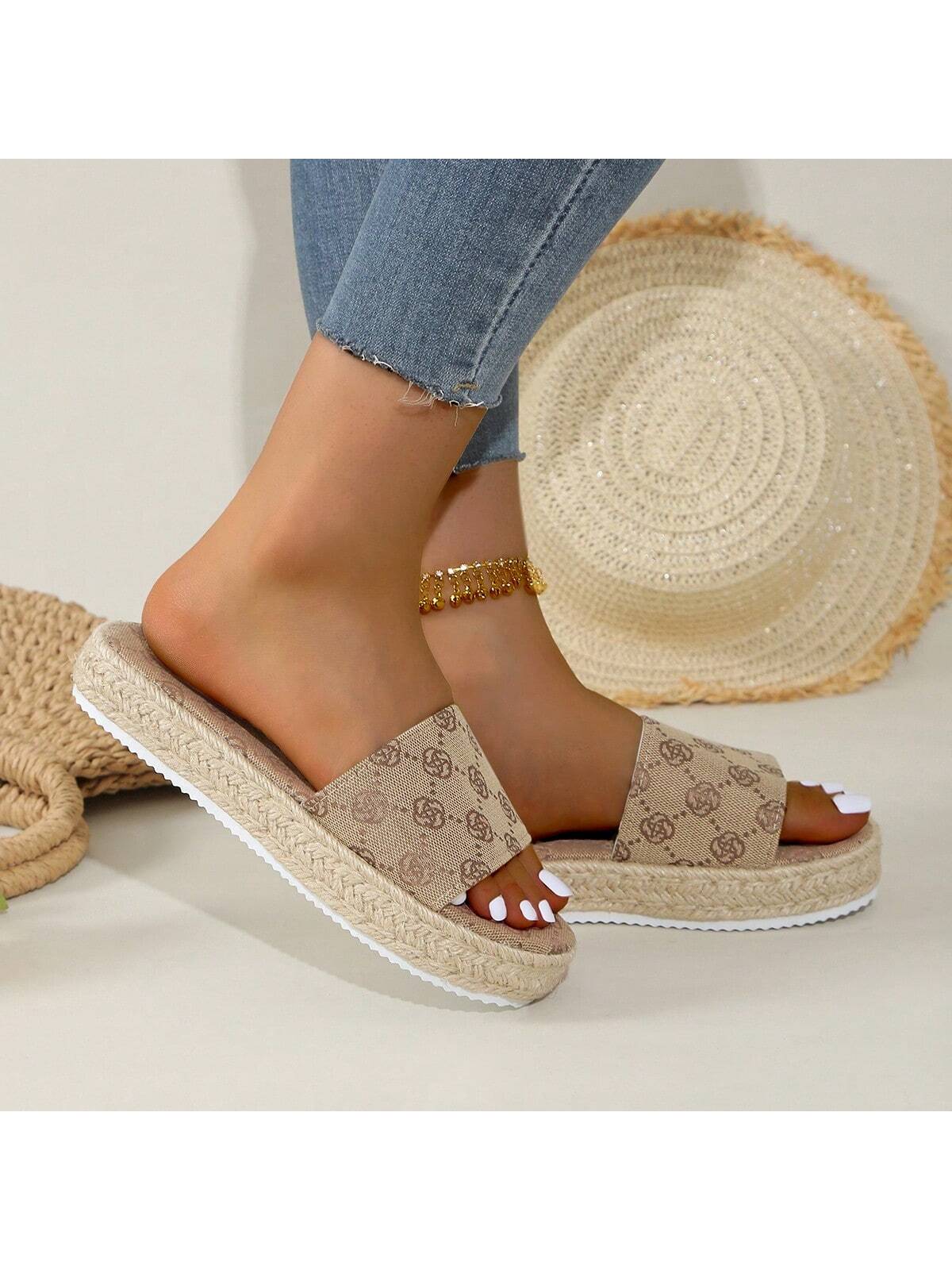 In Khaki Women Home Slippers