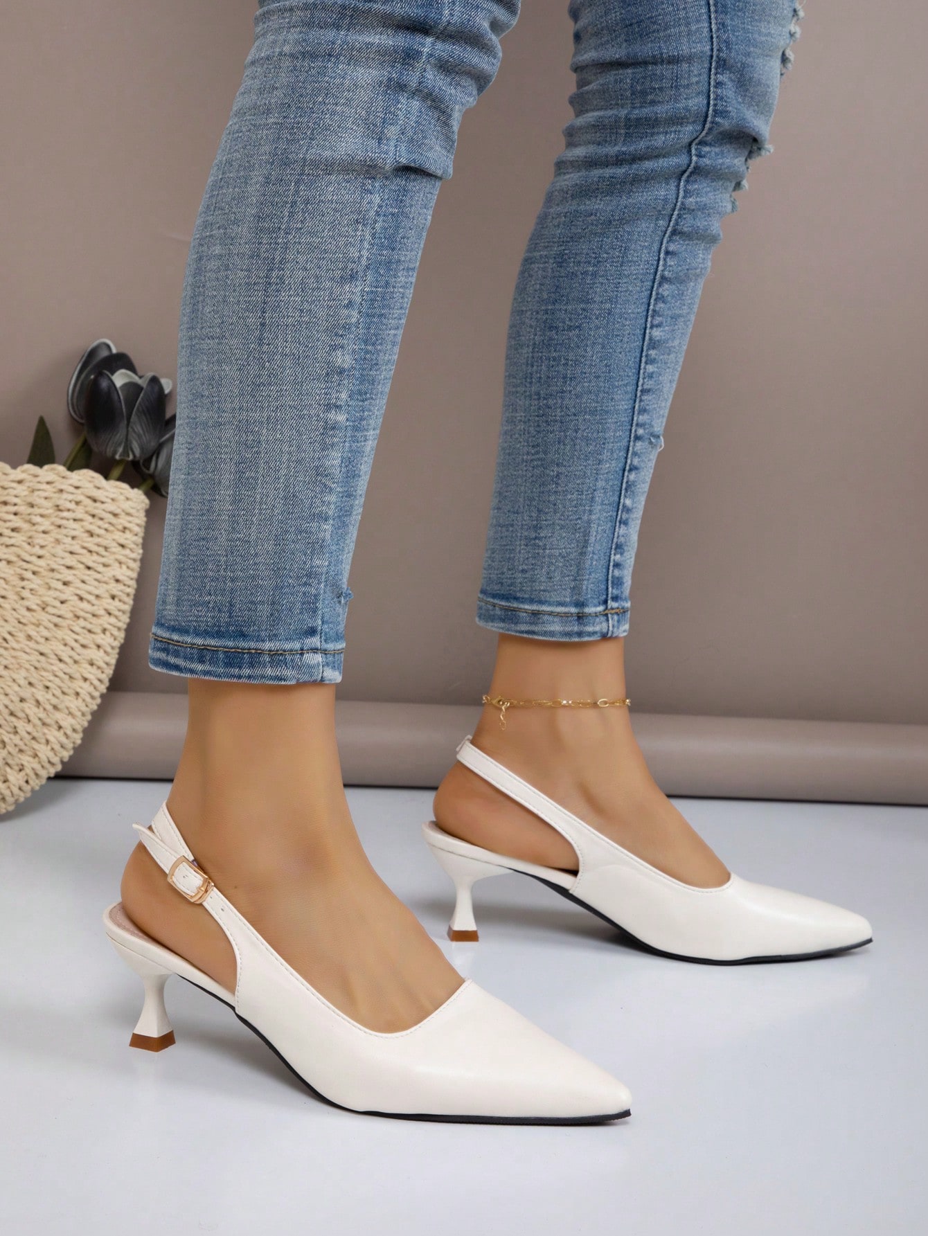 In White Women Pumps