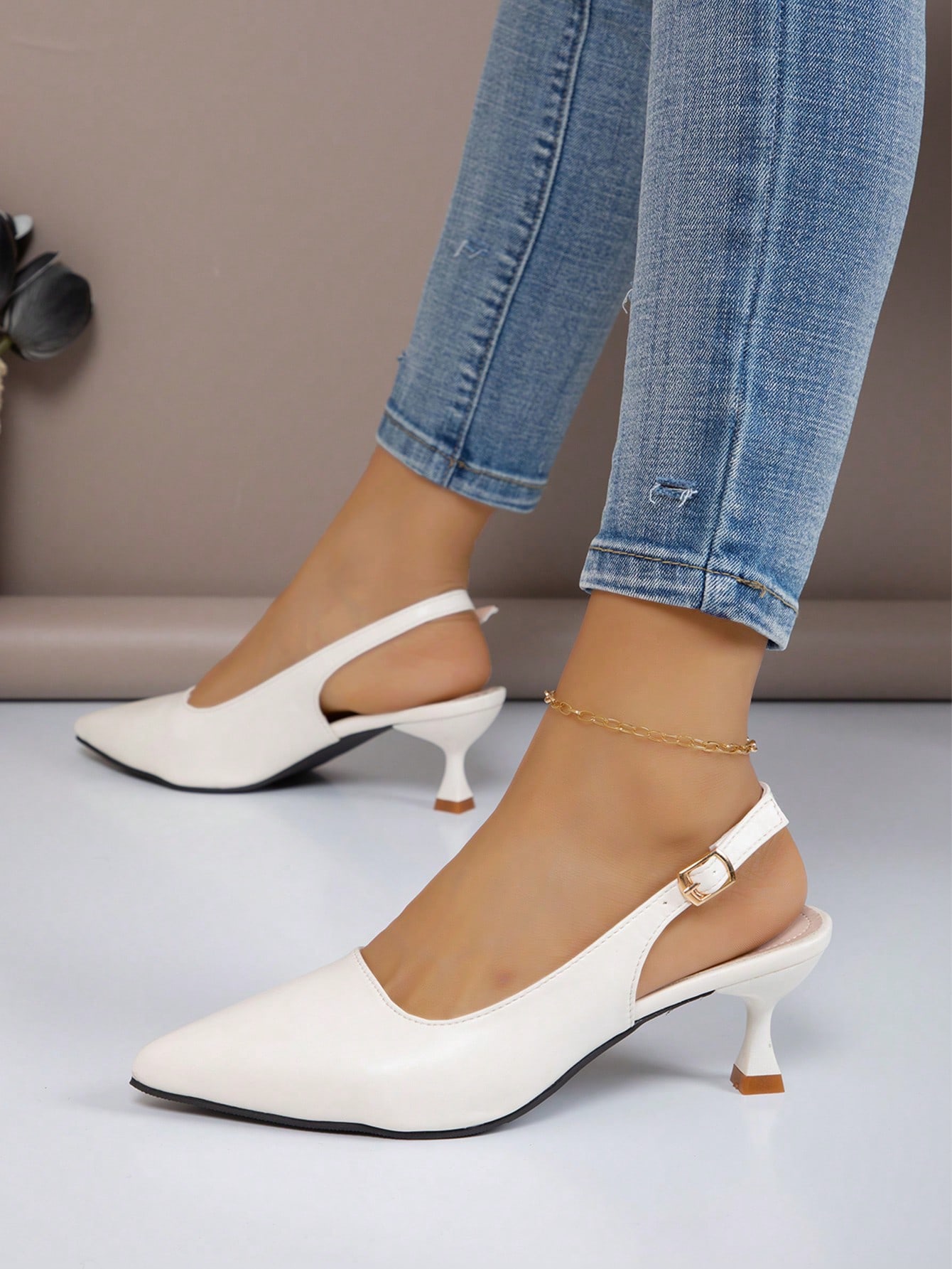 In White Women Pumps