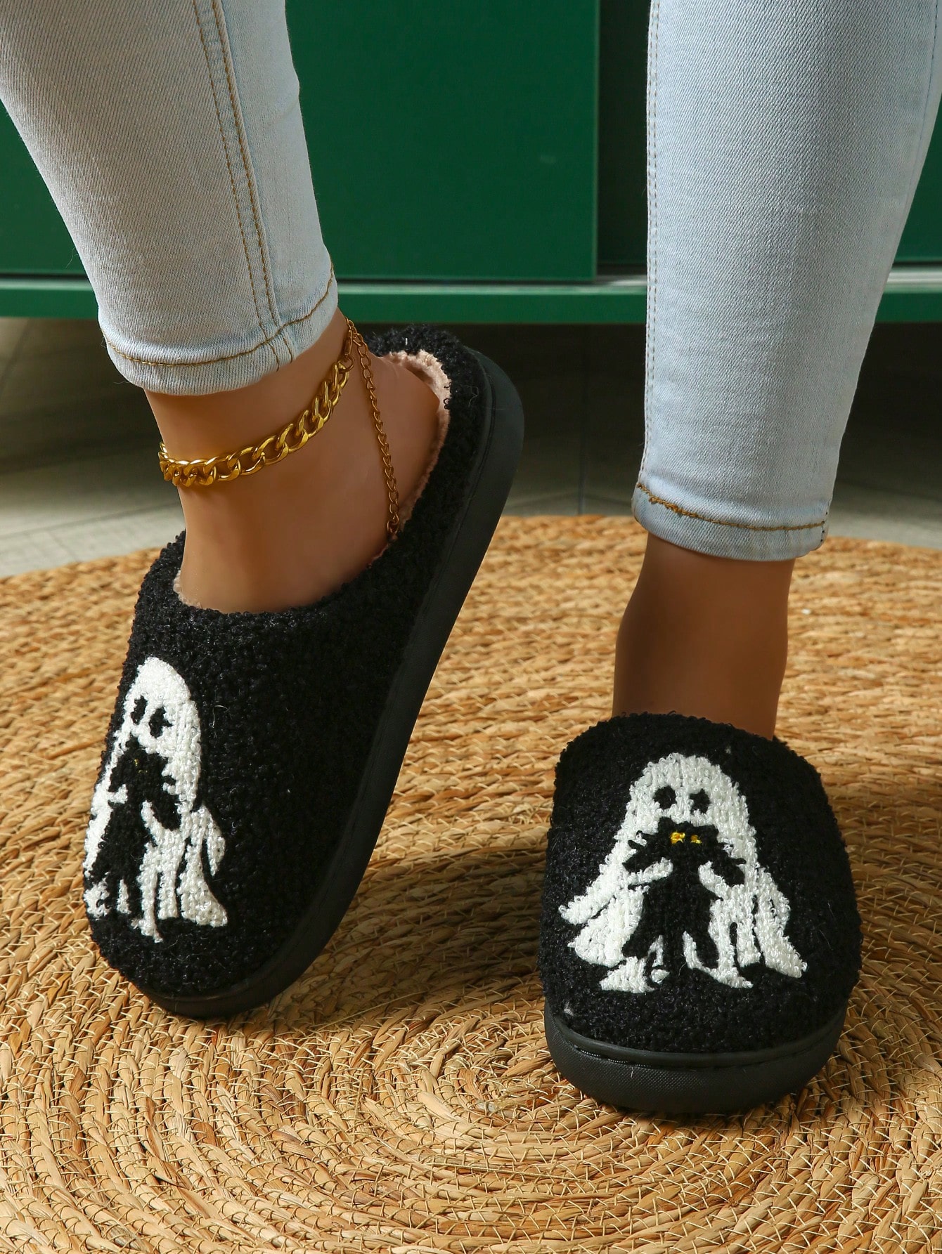 In Black Women Home Slippers