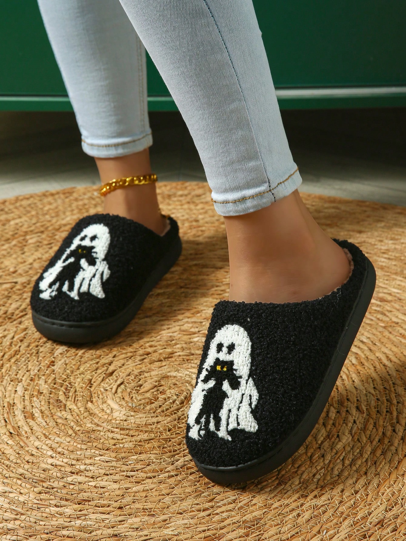 In Black Women Home Slippers