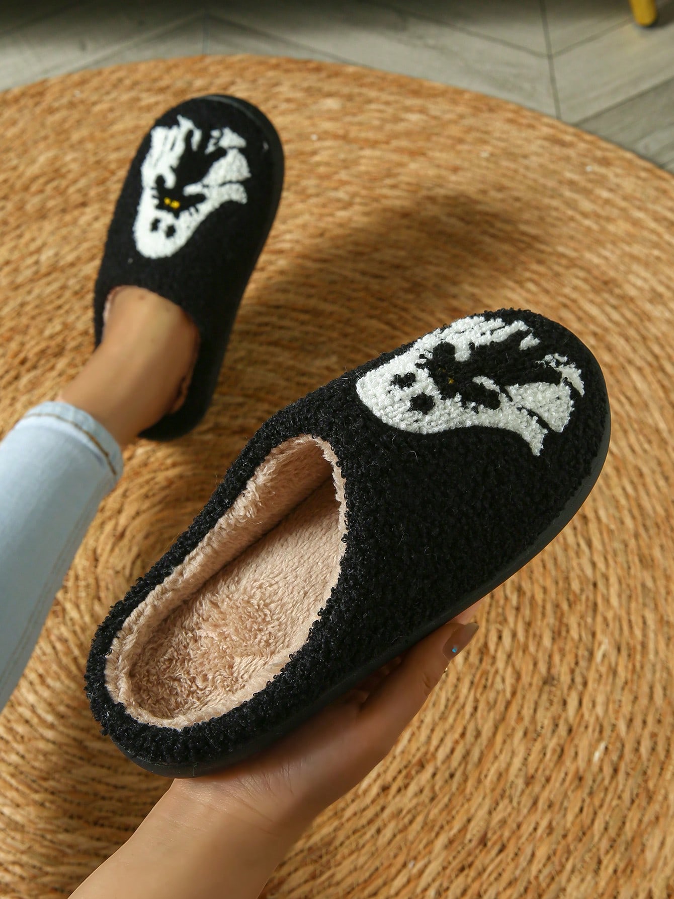 In Black Women Home Slippers