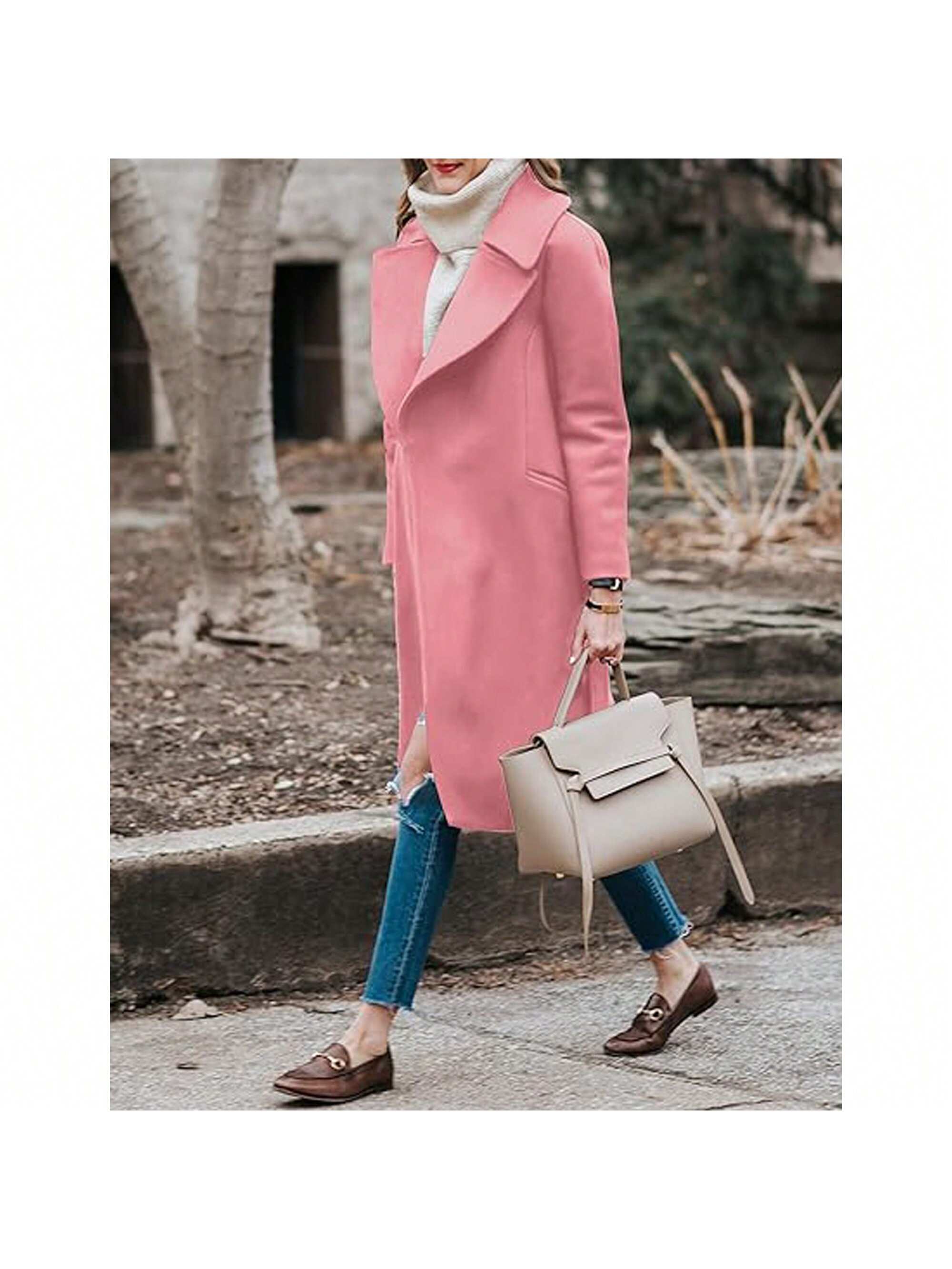 In Pink Women Coats