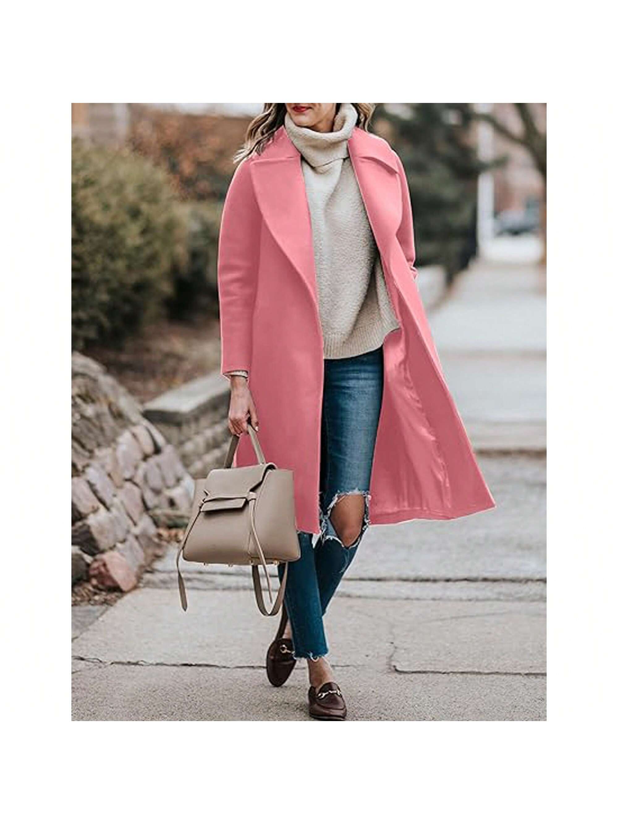 In Pink Women Coats